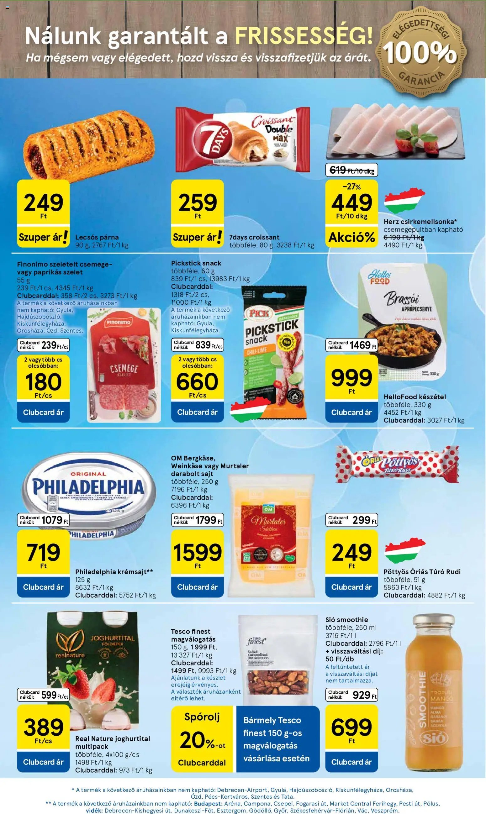 Tesco újság 2026.07.30. Tesco aktuális akciós újság