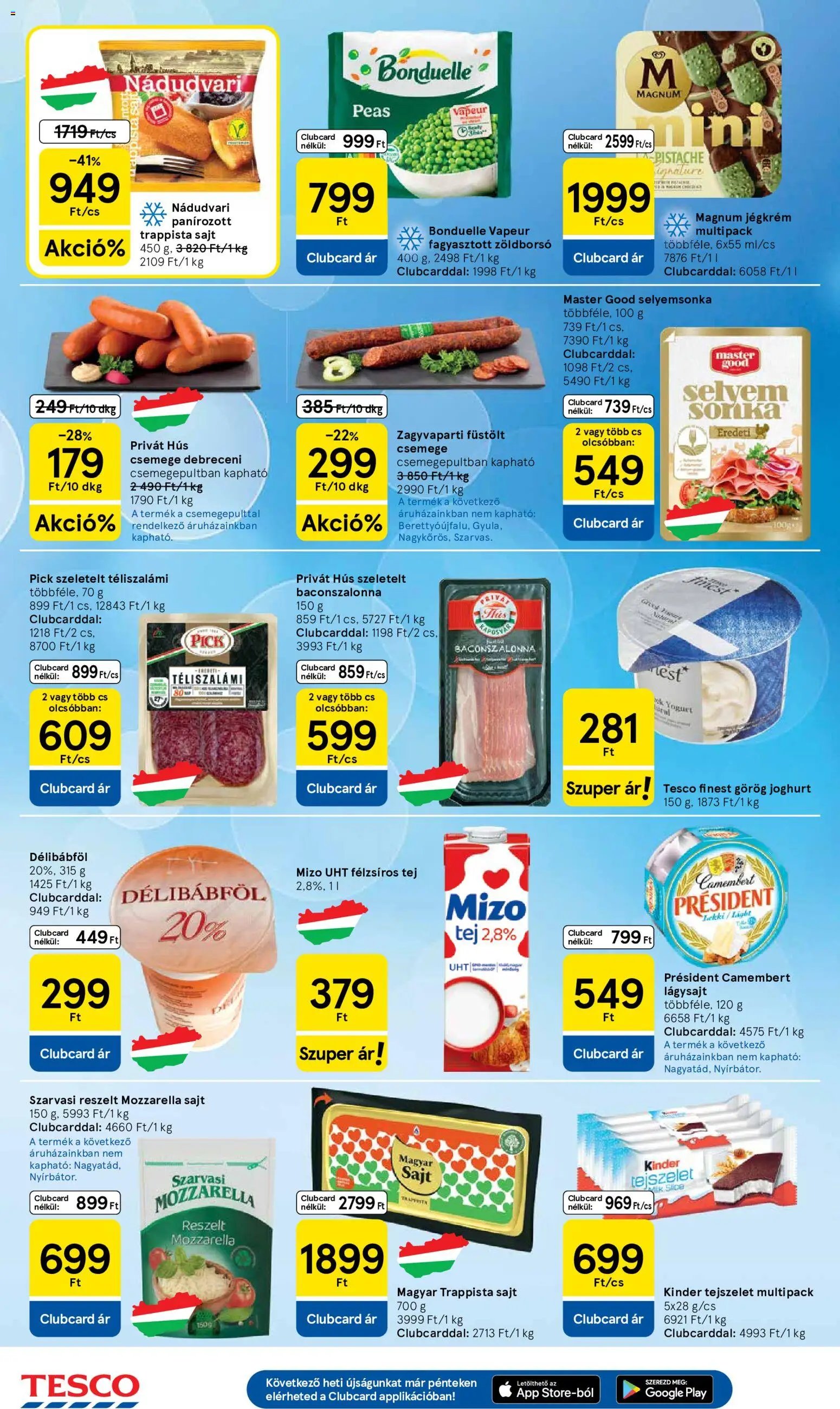 Tesco újság 2026.07.30. Tesco aktuális akciós újság