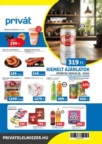 PRIVÁT újság 2026.02.26. Akciós újság PRIVÁT (2026-02-26 - 2026-03-04)