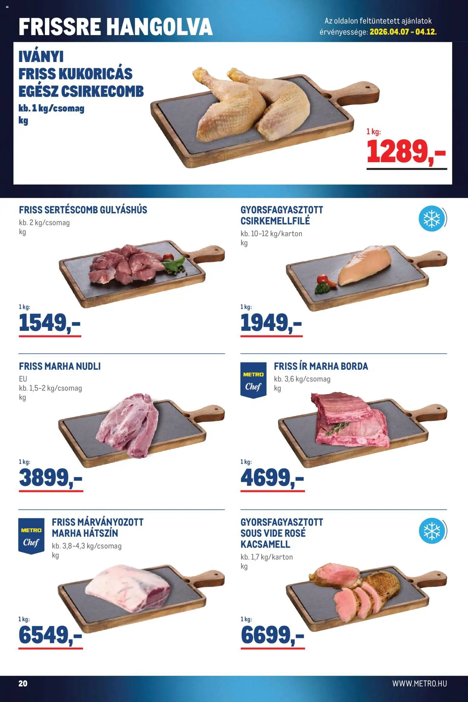 Metro újság 2026.04.07. Metro Élelmiszer és Szezonális katalógus 2026/04 (2026-04-07 - 2026-04-30)