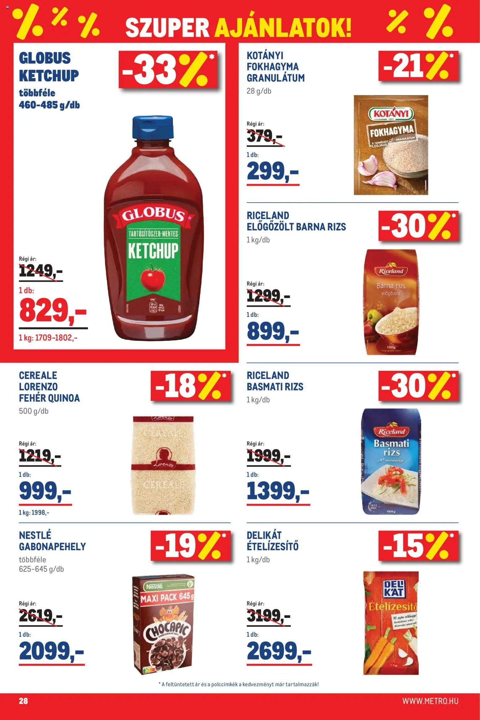 Metro újság 2026.04.07. Metro Élelmiszer és Szezonális katalógus 2026/04 (2026-04-07 - 2026-04-30)
