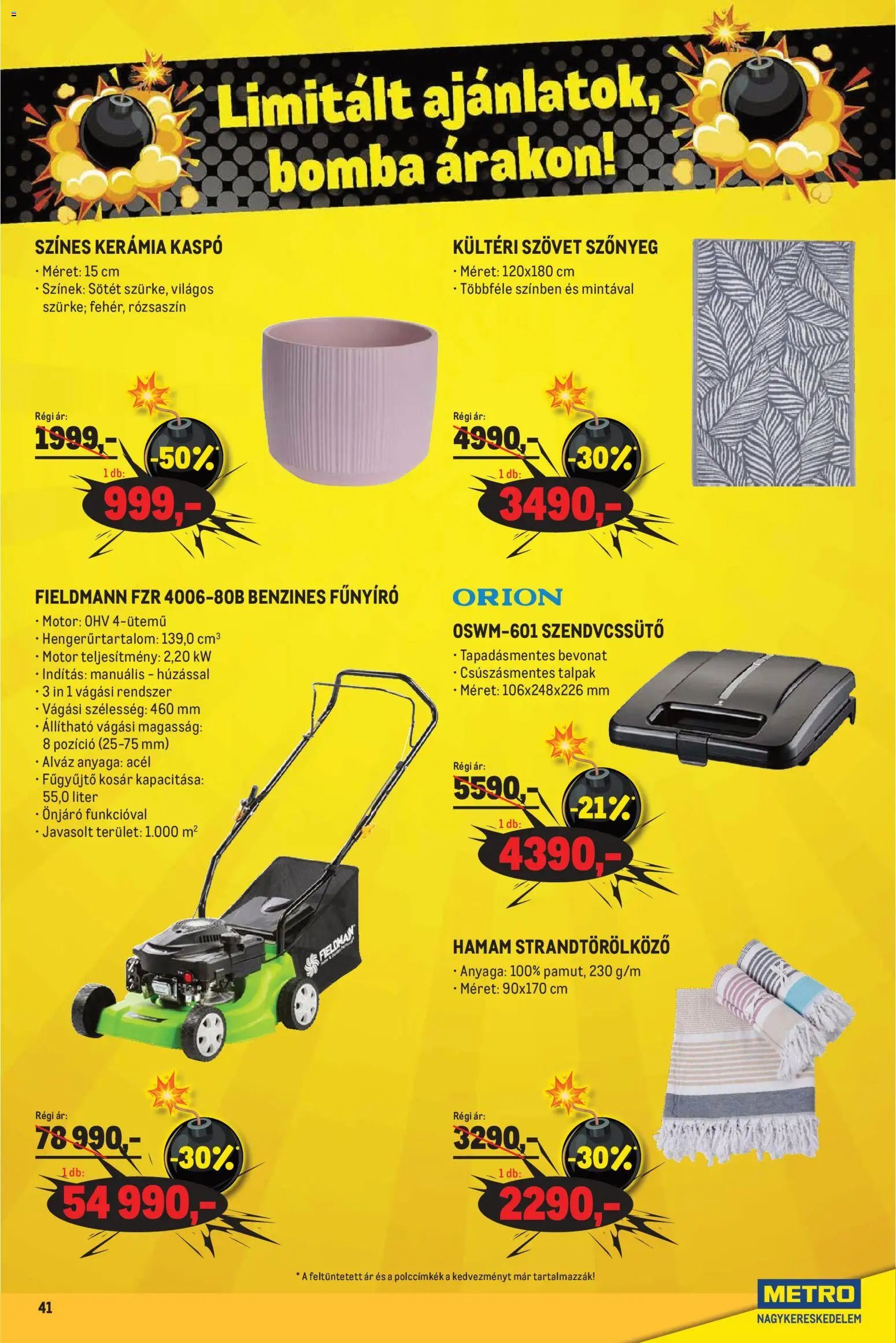 Metro újság 2026.04.07. Metro Élelmiszer és Szezonális katalógus 2026/04 (2026-04-07 - 2026-04-30)