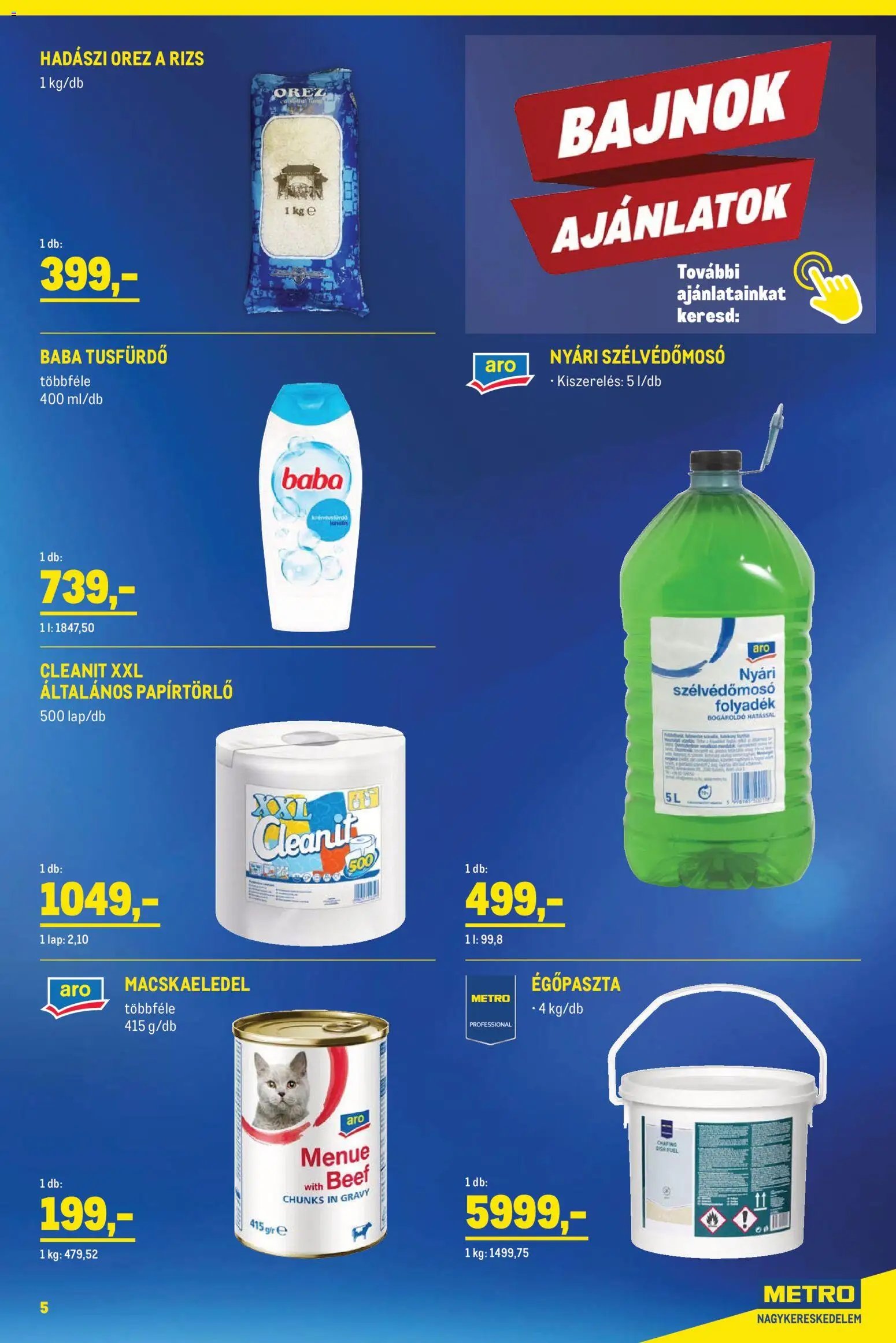 Metro újság 2026.04.07. Metro Élelmiszer és Szezonális katalógus 2026/04 (2026-04-07 - 2026-04-30)