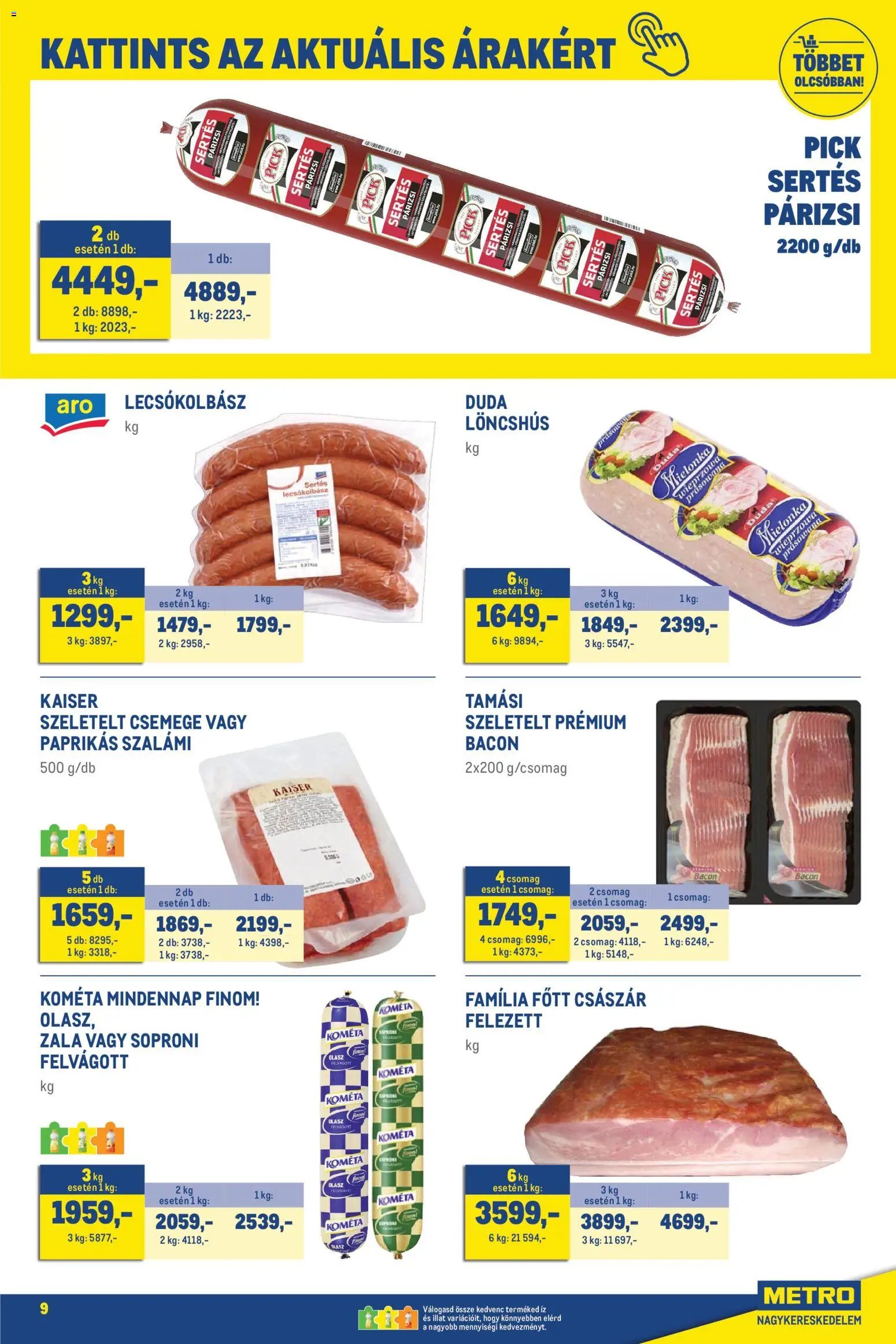 Metro újság 2026.04.07. Metro Élelmiszer és Szezonális katalógus 2026/04 (2026-04-07 - 2026-04-30)