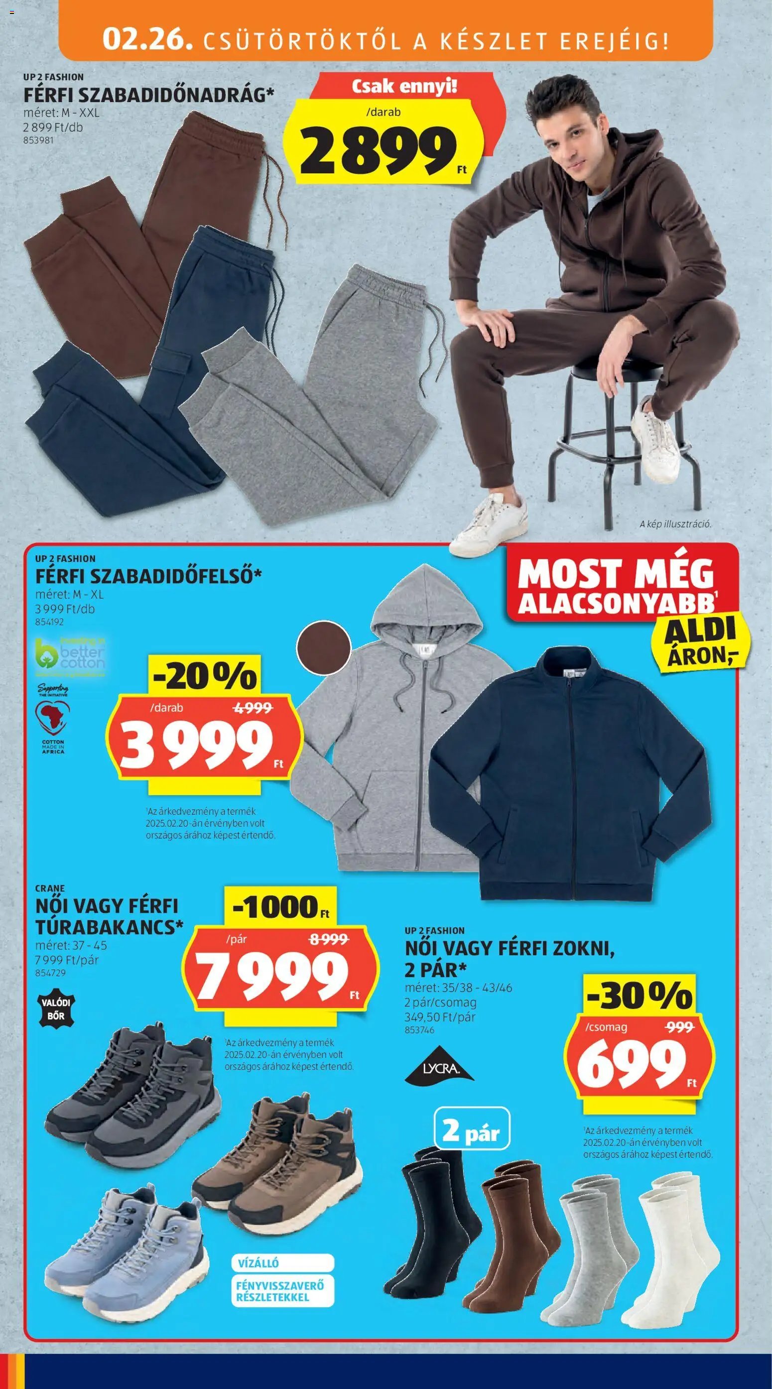 Aldi újság 2026.02.26. Középső sor termékei (2026-02-26 - 2026-03-04)