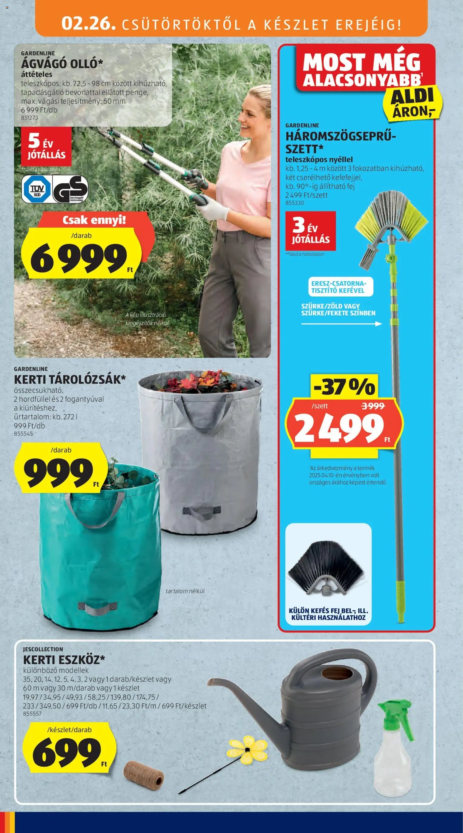 Aldi újság 2026.02.26. Középső sor termékei (2026-02-26 - 2026-03-04)