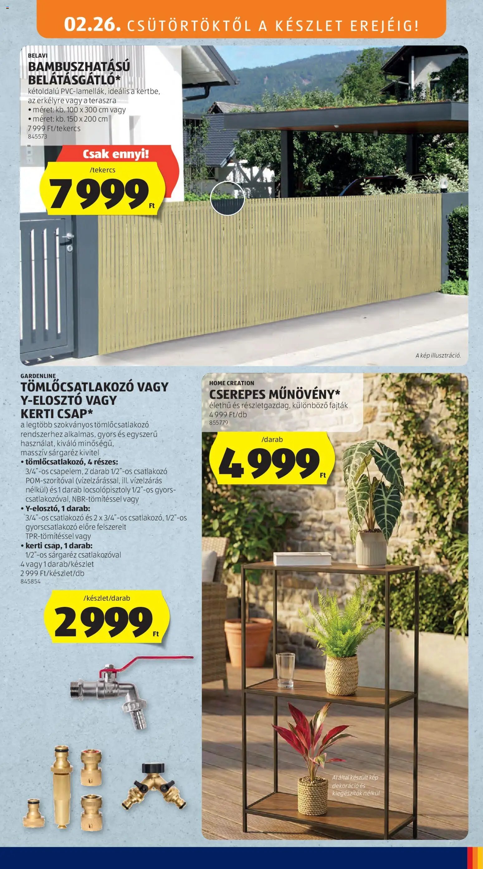 Aldi újság 2026.02.26. Középső sor termékei (2026-02-26 - 2026-03-04)