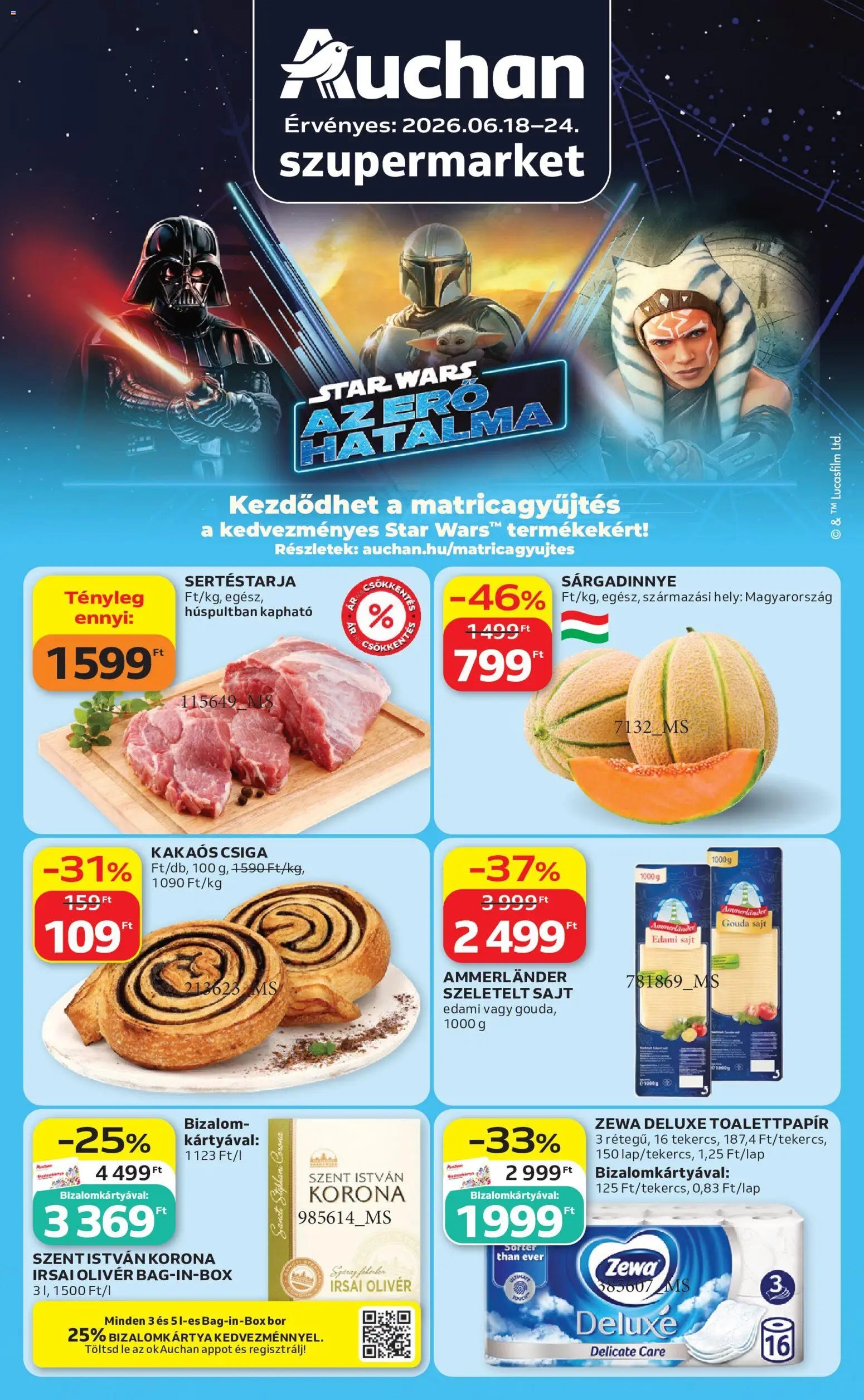 Auchan újság 2026.06.18. Auchan Szupermarket akciós újság