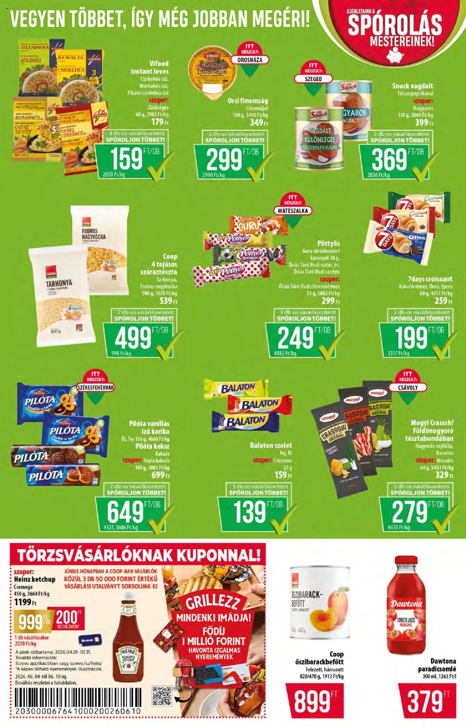 COOP újság 2026.06.04. COOP akciós újság (2026-06-04 - 2026-06-10)