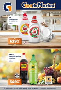 Goods Market újság 2026.02.19. Akciós újság Goods Market (2026-02-19 - 2026-02-28)