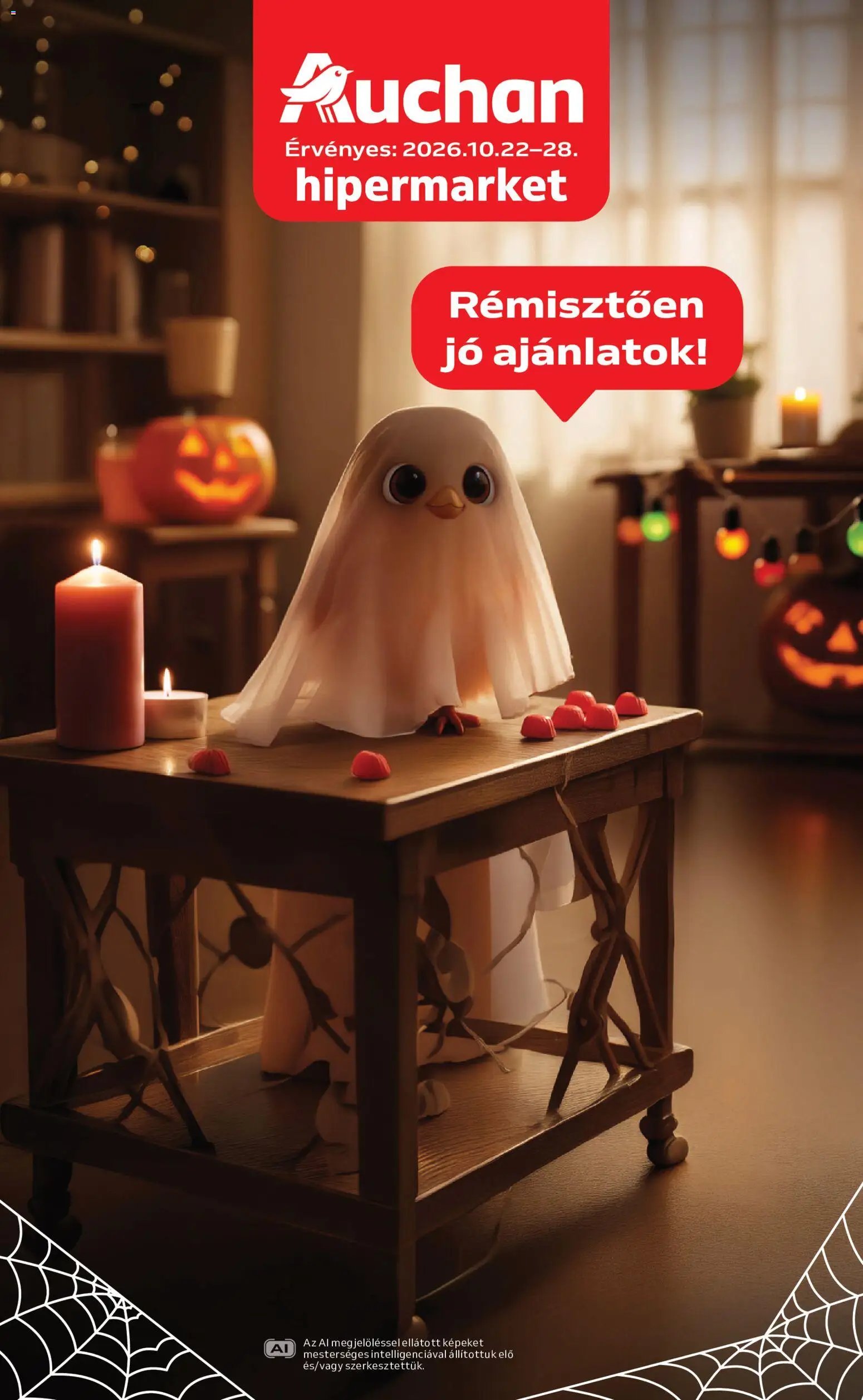 Auchan akciós ujság 2026.10.22. 🎃 HALLOWEEN 🧡