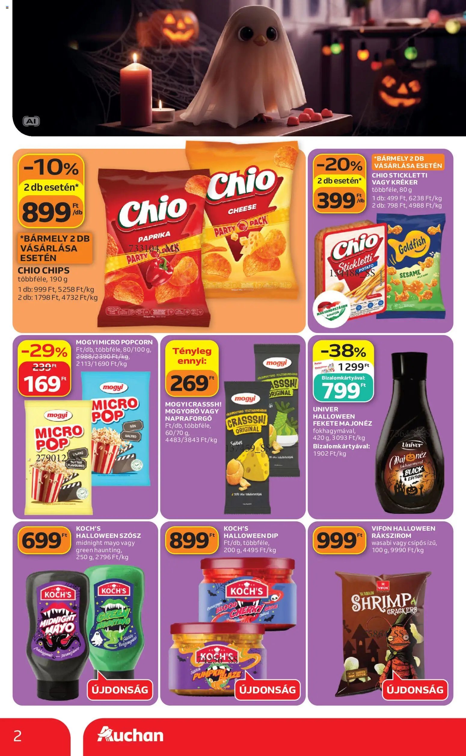 Auchan akciós ujság 2026.10.22. 🎃 HALLOWEEN 🧡