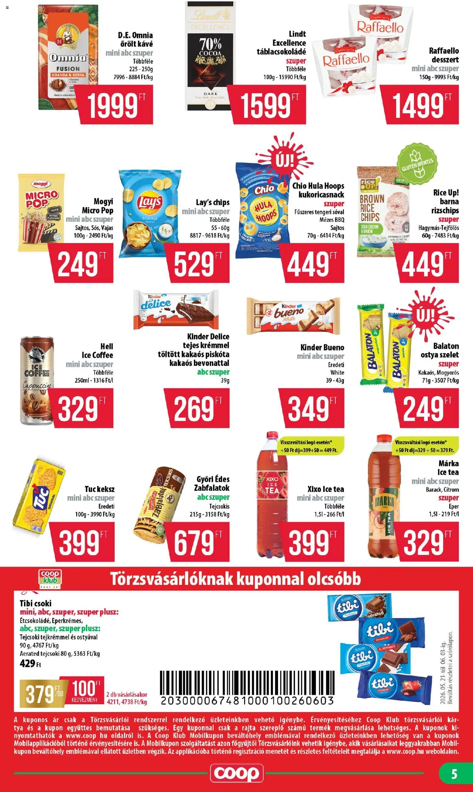 COOP újság 2026.05.21. COOP - Mini & Abc & Szuper / Mecsek (2026-05-21 - 2026-06-03)