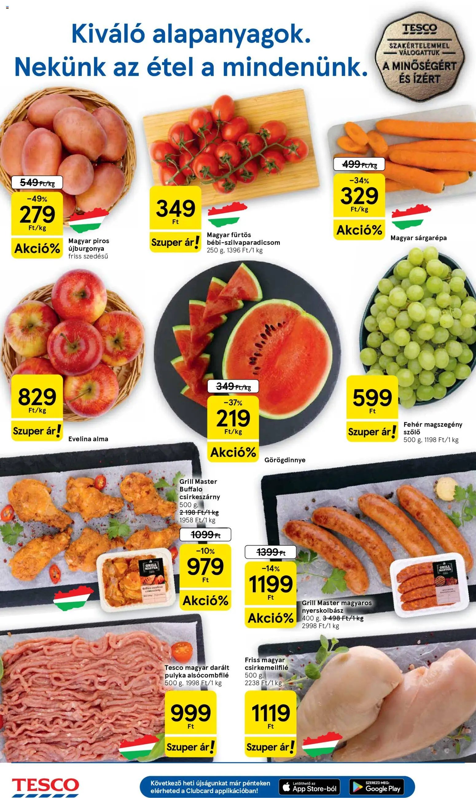 Tesco újság 2026.07.02. Tesco Szupermarket akciós újság