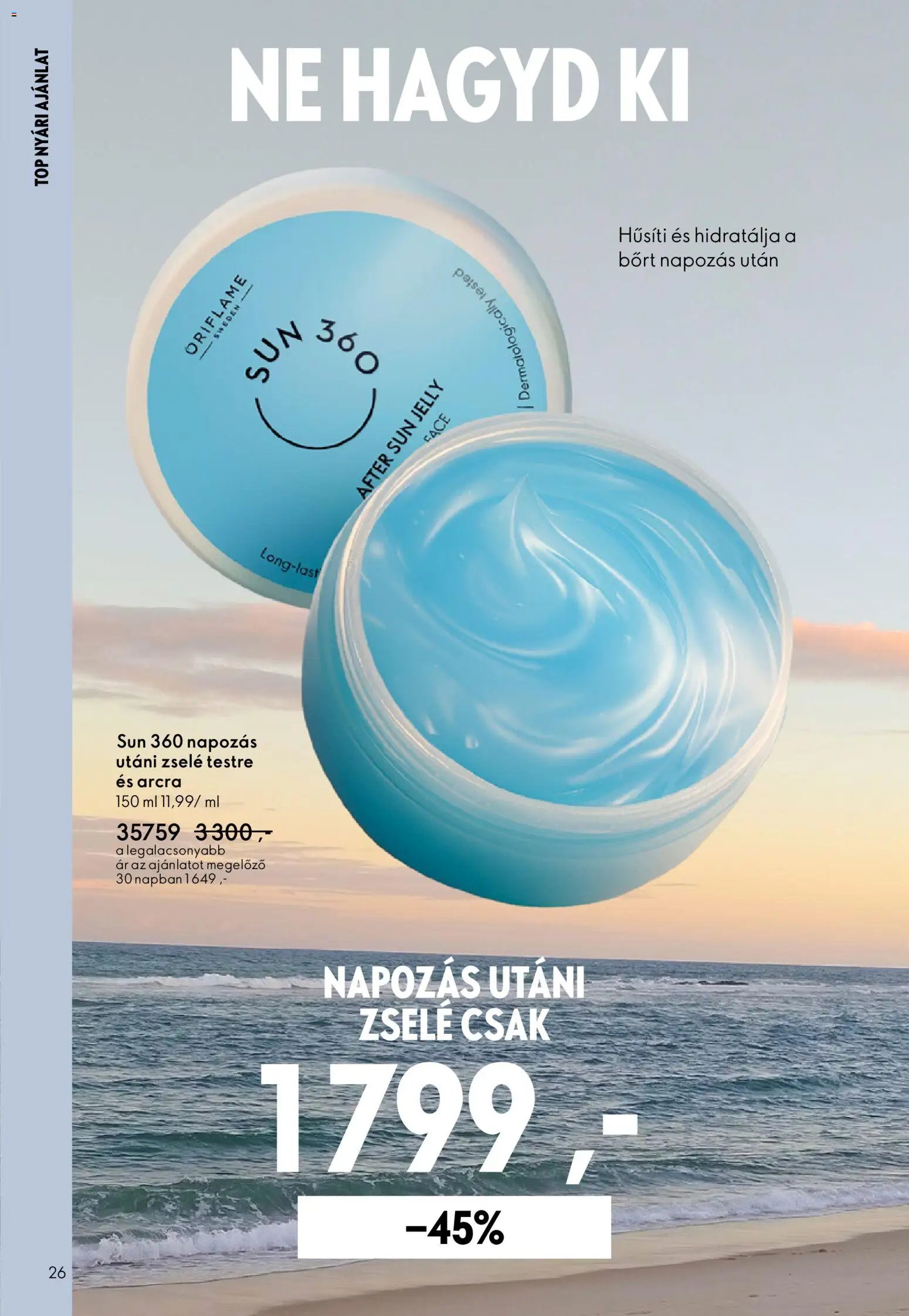 Oriflame újság 2026.05.27. Oriflame katalógus 2026/08 (2026-05-27 - 2026-06-16)