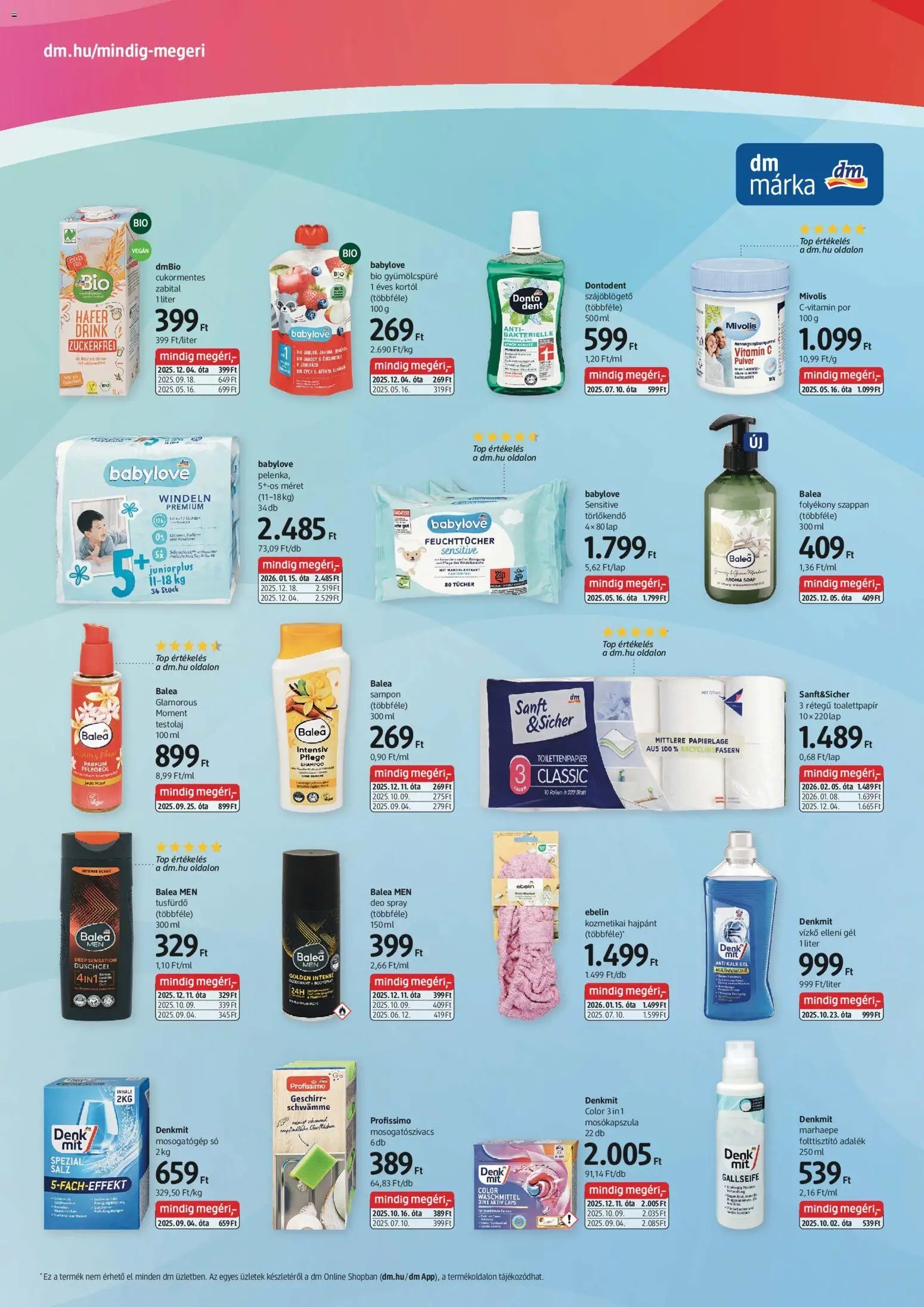 DM Drogerie Markt újság 2026.02.19. Akciós újság DM Drogerie Markt (2026-02-19 - 2026-03-04)