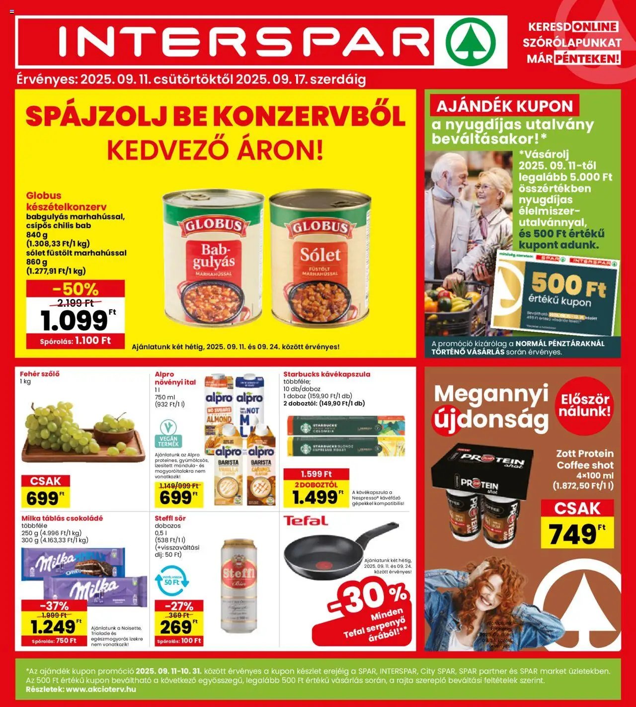 Interspar újság 2025.09.11. Akciós újság Interspar (2025-09-11 - 2025-09-17)