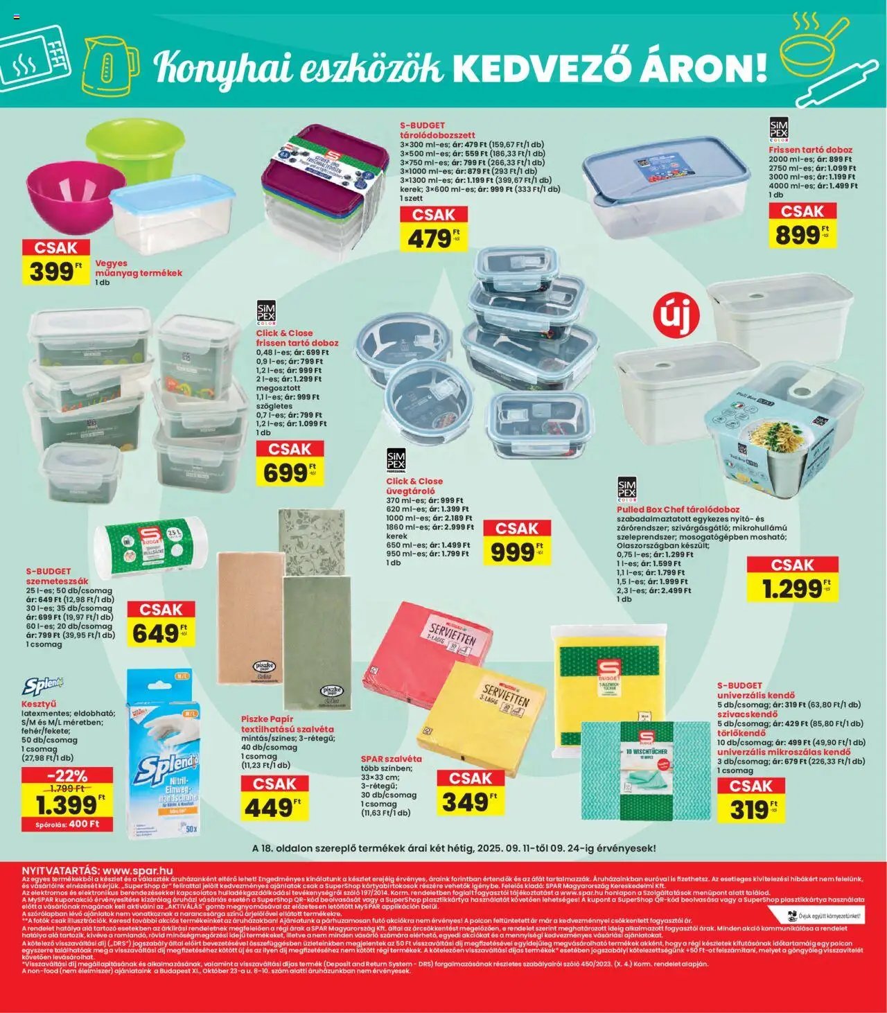 Interspar újság 2025.09.11. Akciós újság Interspar (2025-09-11 - 2025-09-17)
