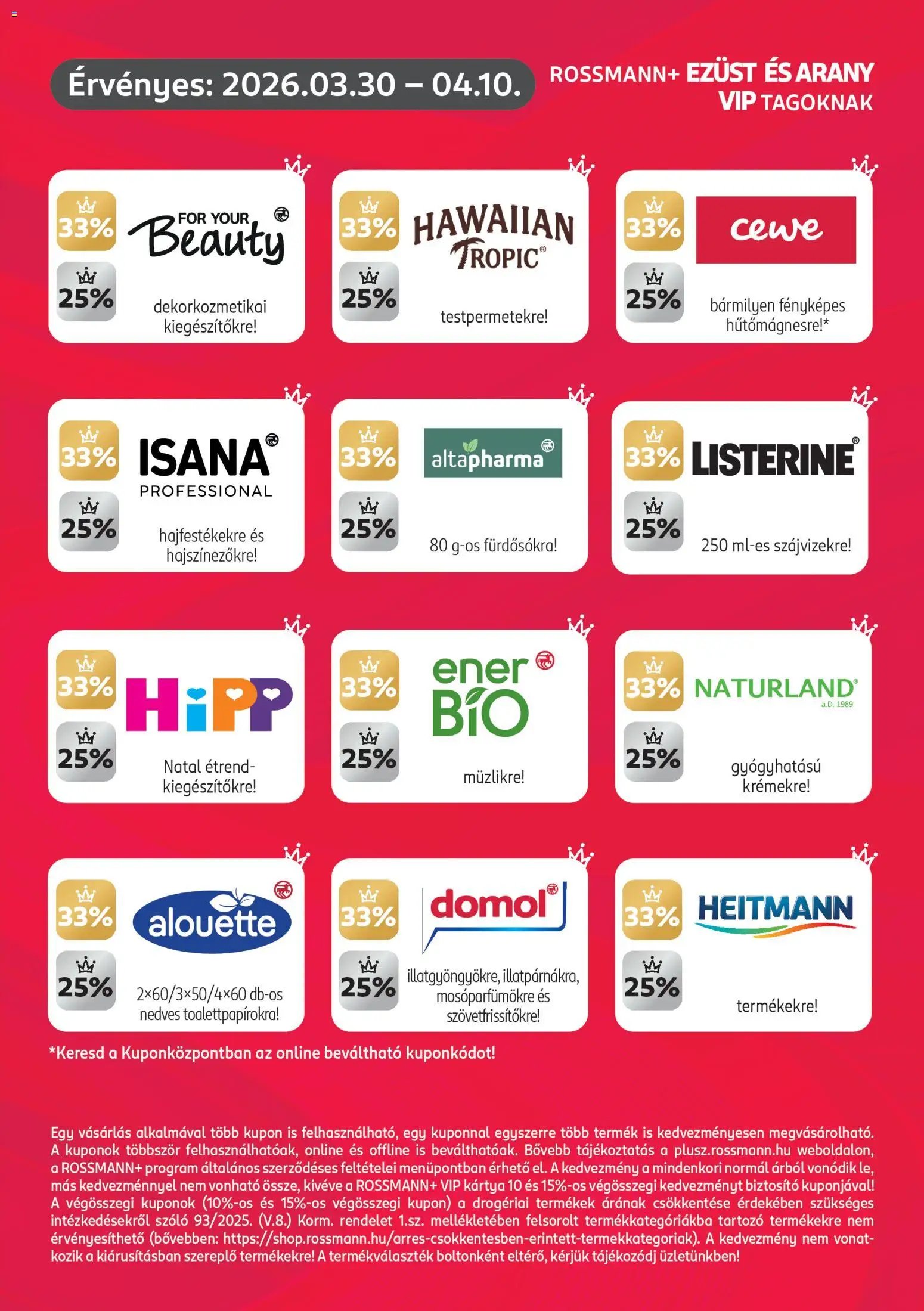 Rossmann újság 2026.03.30. Rossmann Szórólap (2026-03-30 - 2026-04-10)