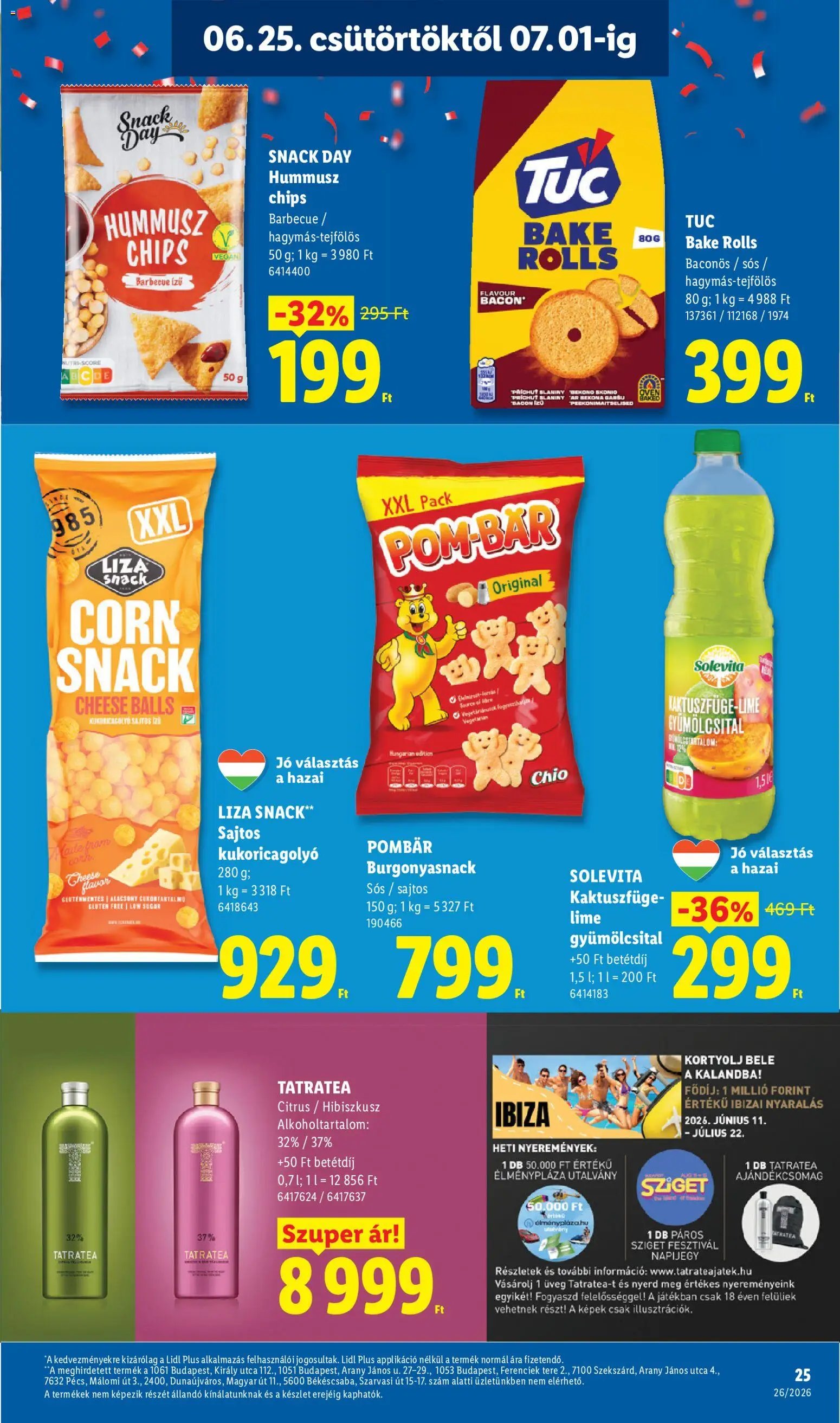 Lidl újság 2026.06.25. Lidl akciós újság