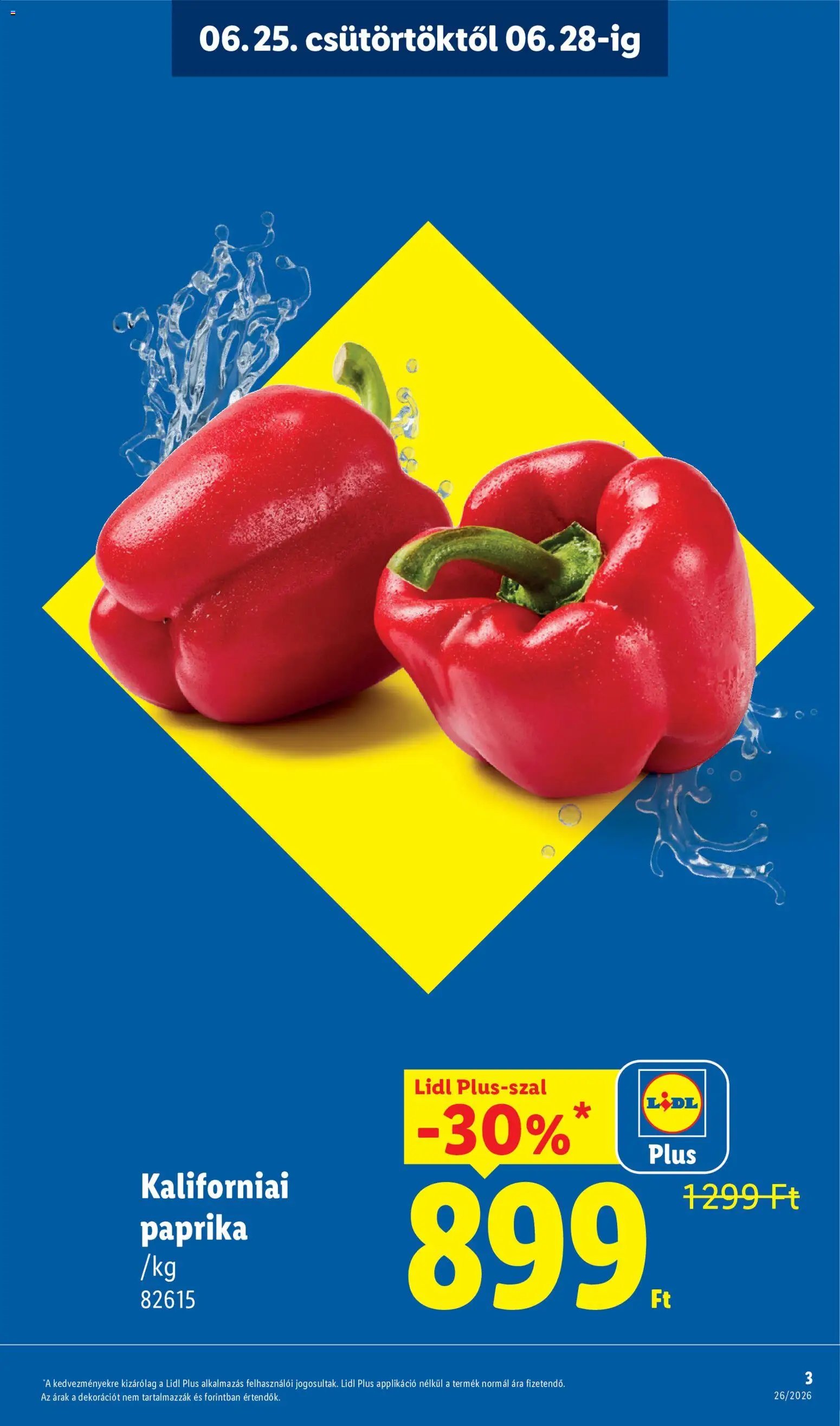 Lidl újság 2026.06.25. Lidl akciós újság