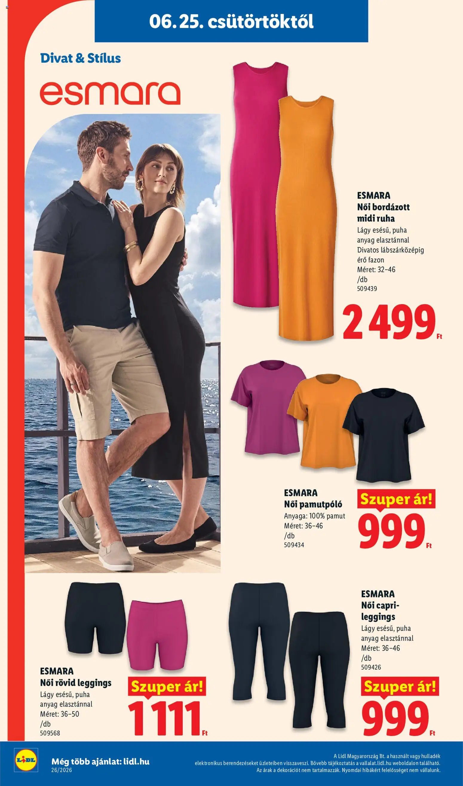 Lidl újság 2026.06.25. Lidl akciós újság