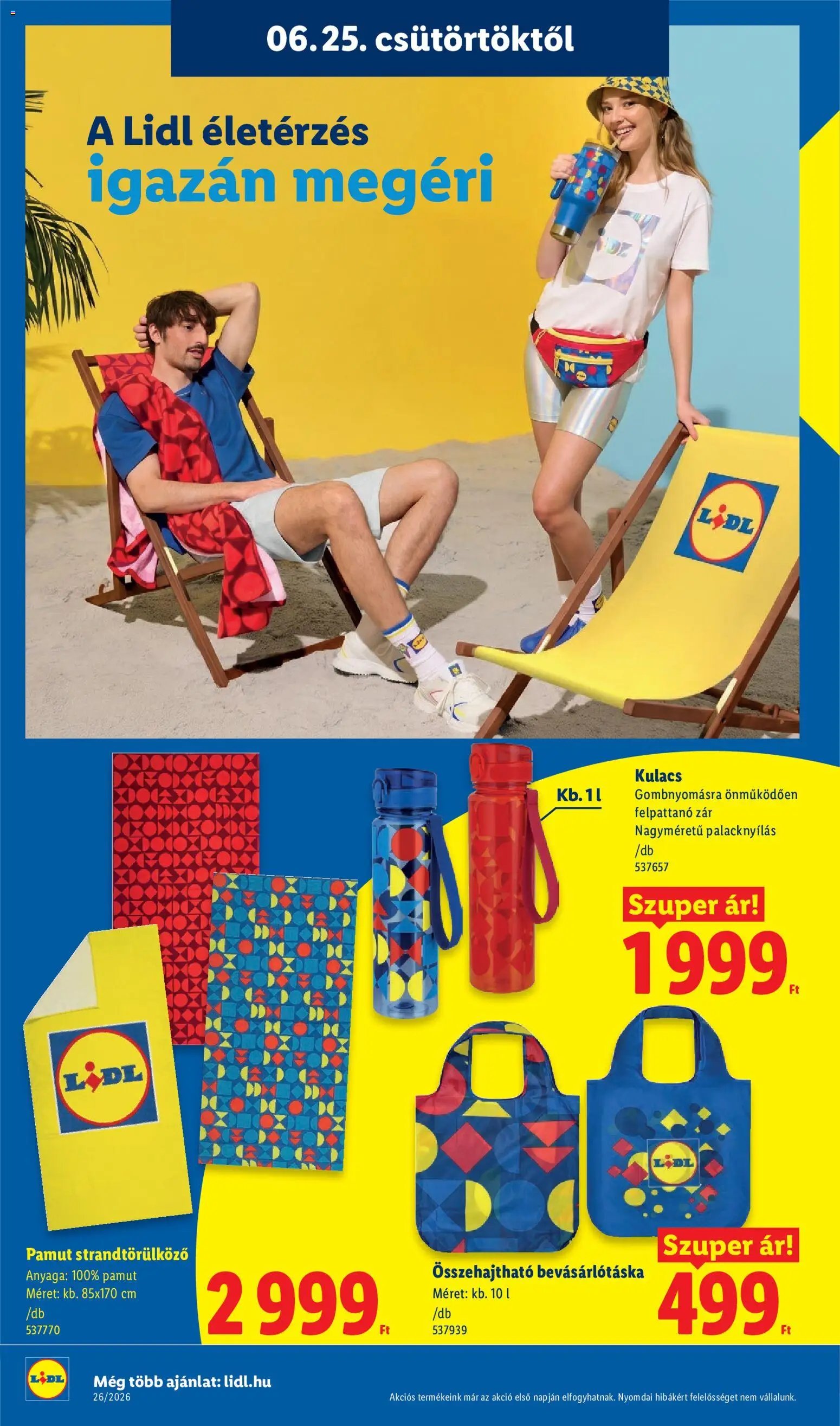 Lidl újság 2026.06.25. Lidl akciós újság