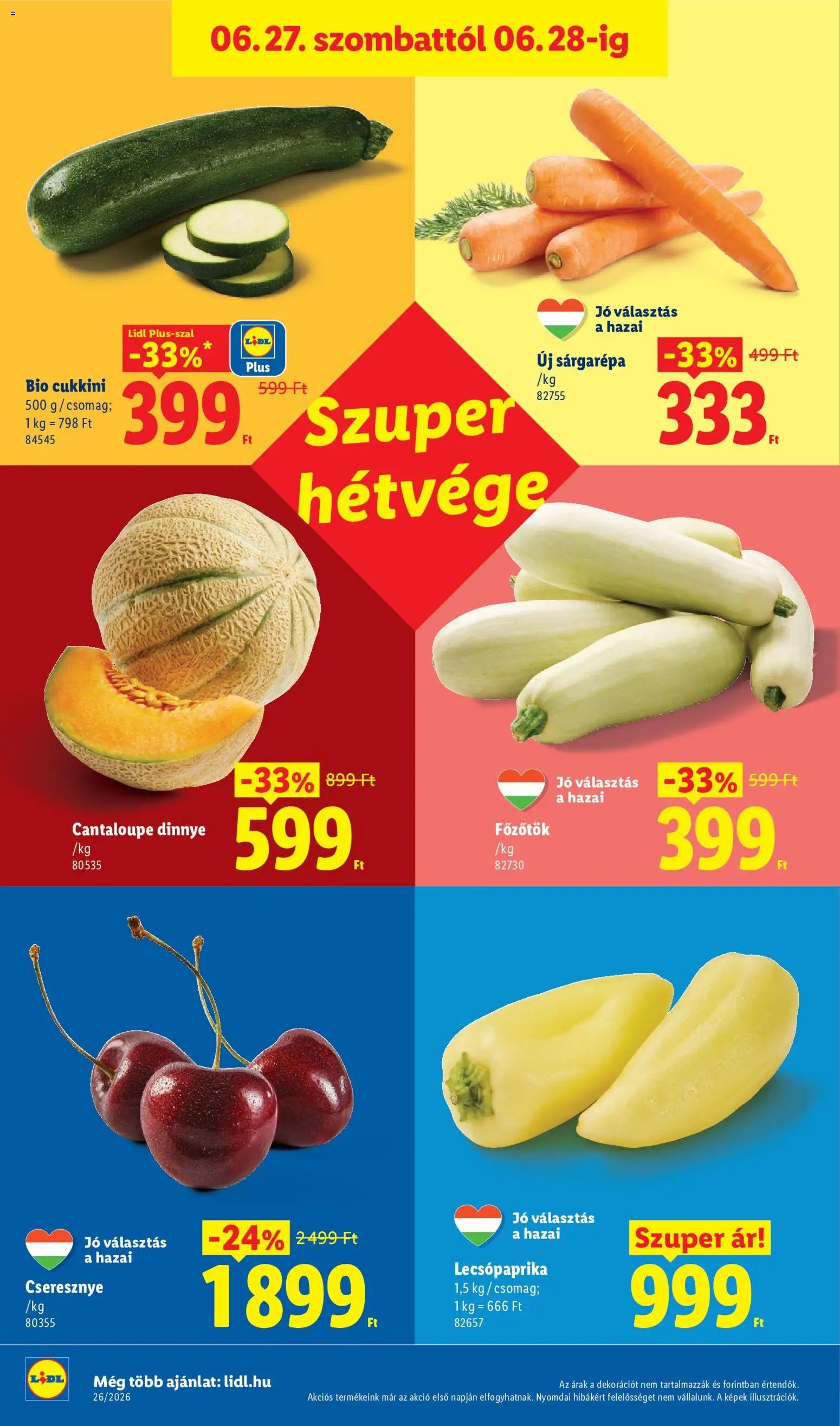 Lidl újság 2026.06.25. Lidl akciós újság