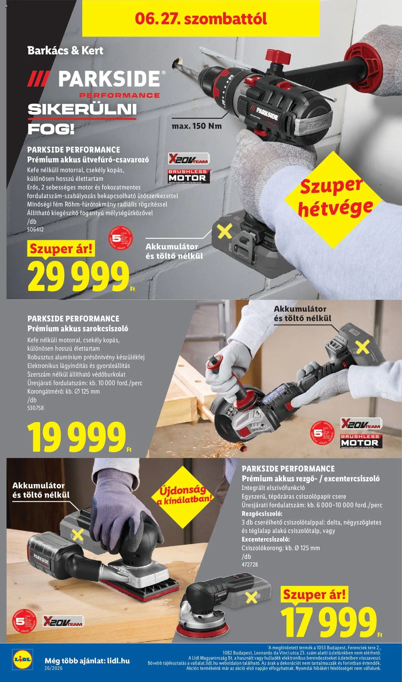 Lidl újság 2026.06.25. Lidl akciós újság