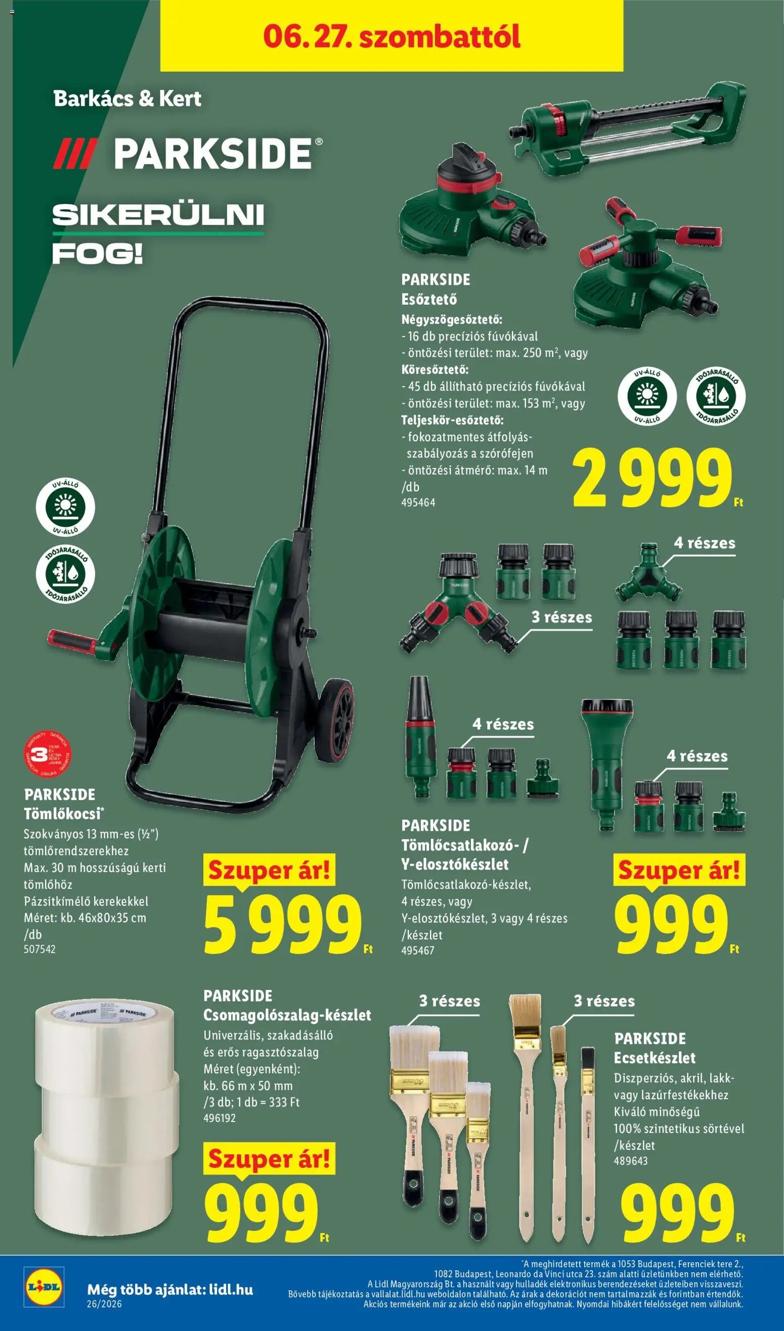 Lidl újság 2026.06.25. Lidl akciós újság