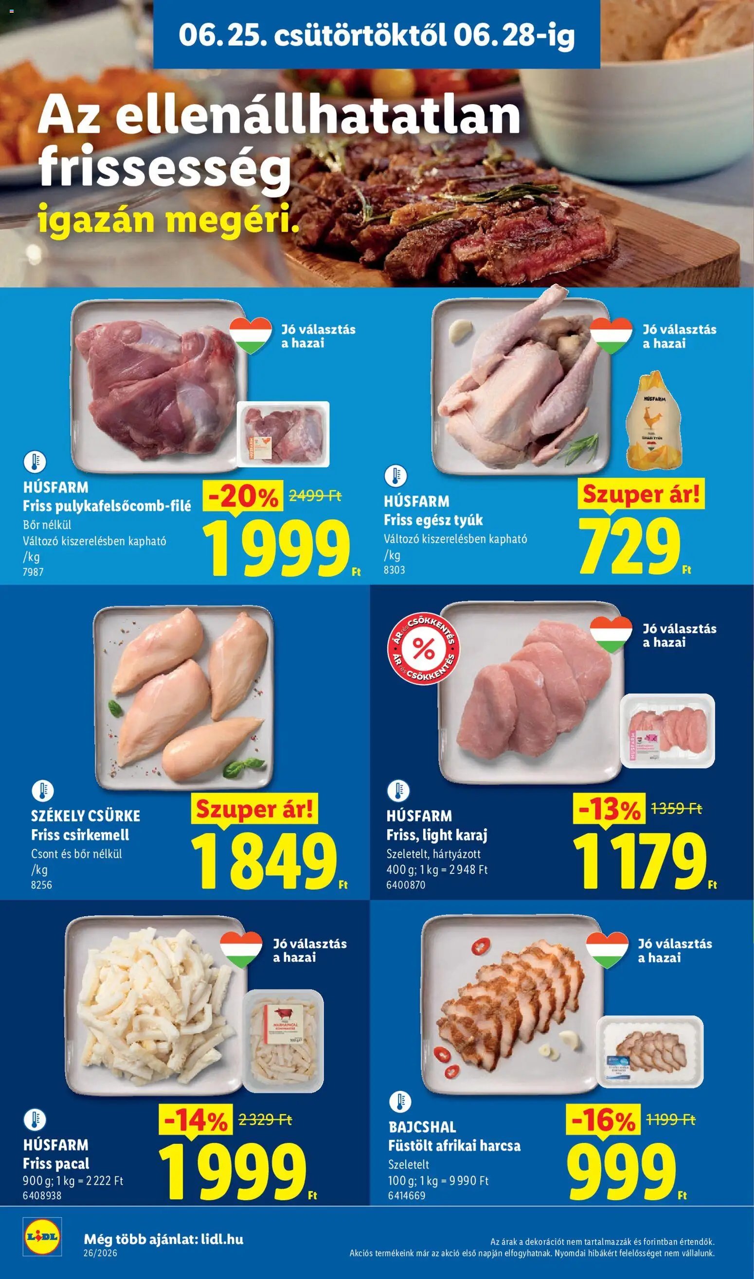 Lidl újság 2026.06.25. Lidl akciós újság