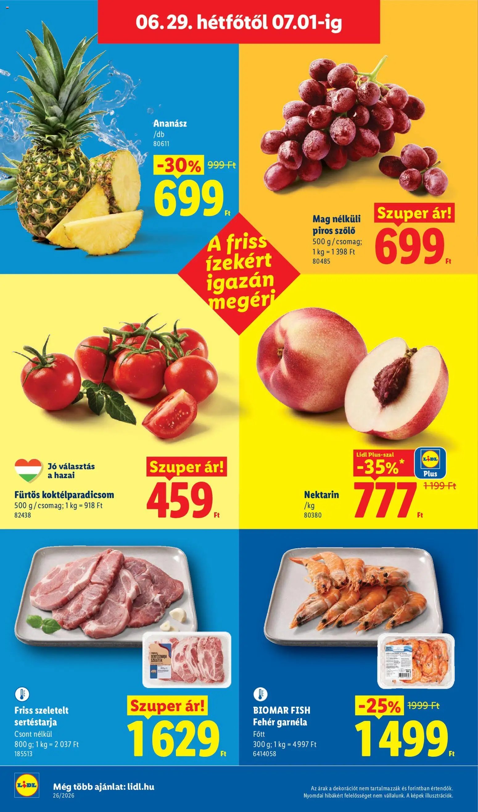 Lidl újság 2026.06.25. Lidl akciós újság