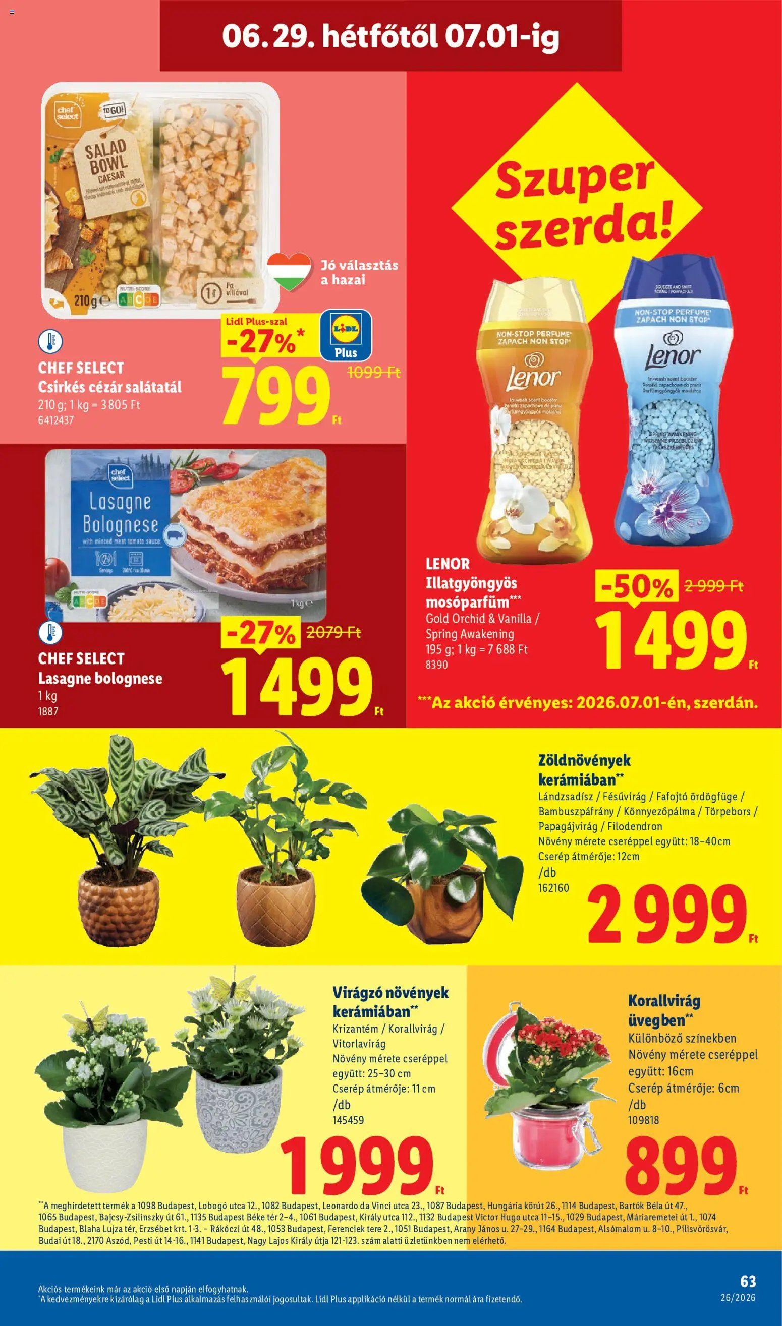 Lidl újság 2026.06.25. Lidl akciós újság