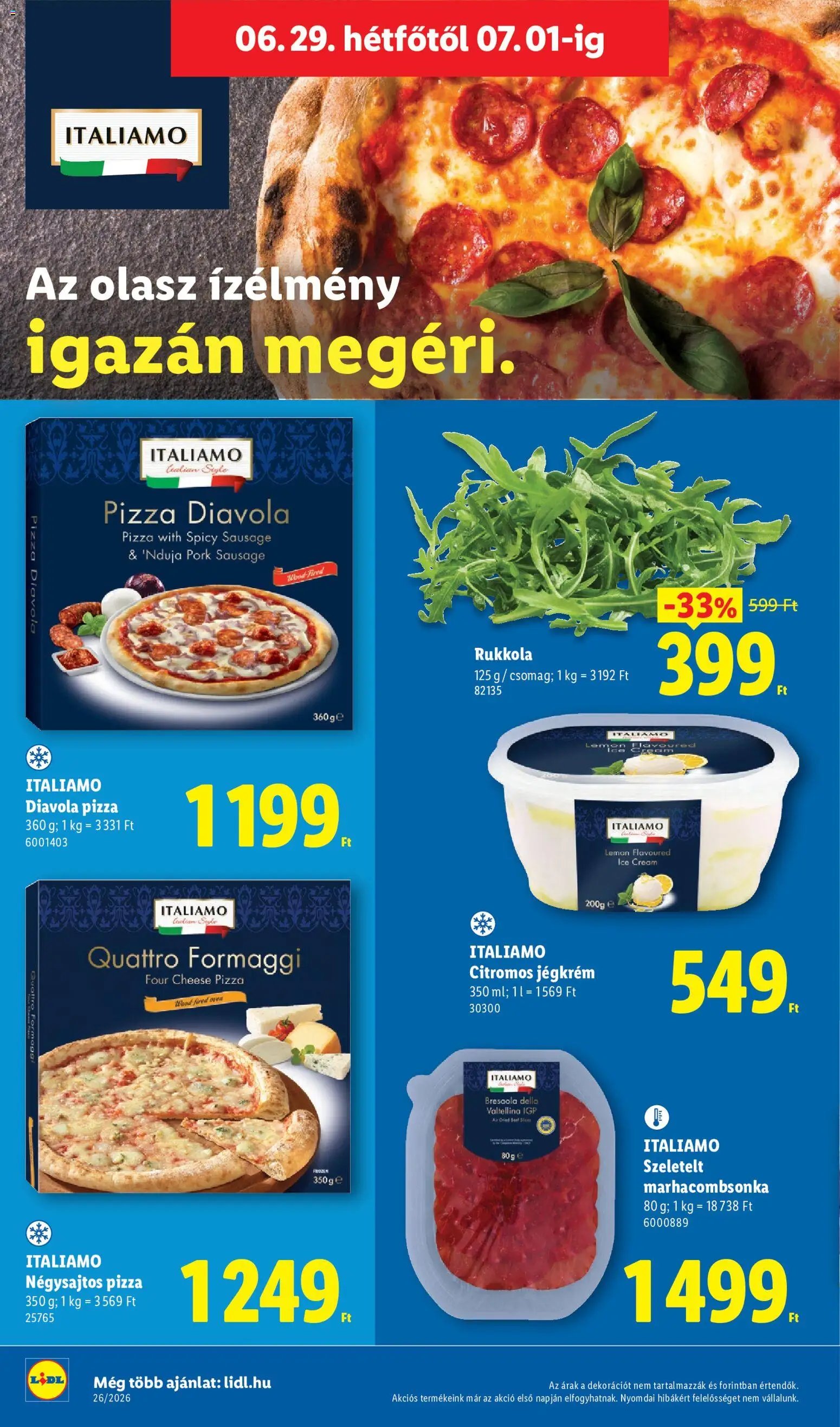 Lidl újság 2026.06.25. Lidl akciós újság