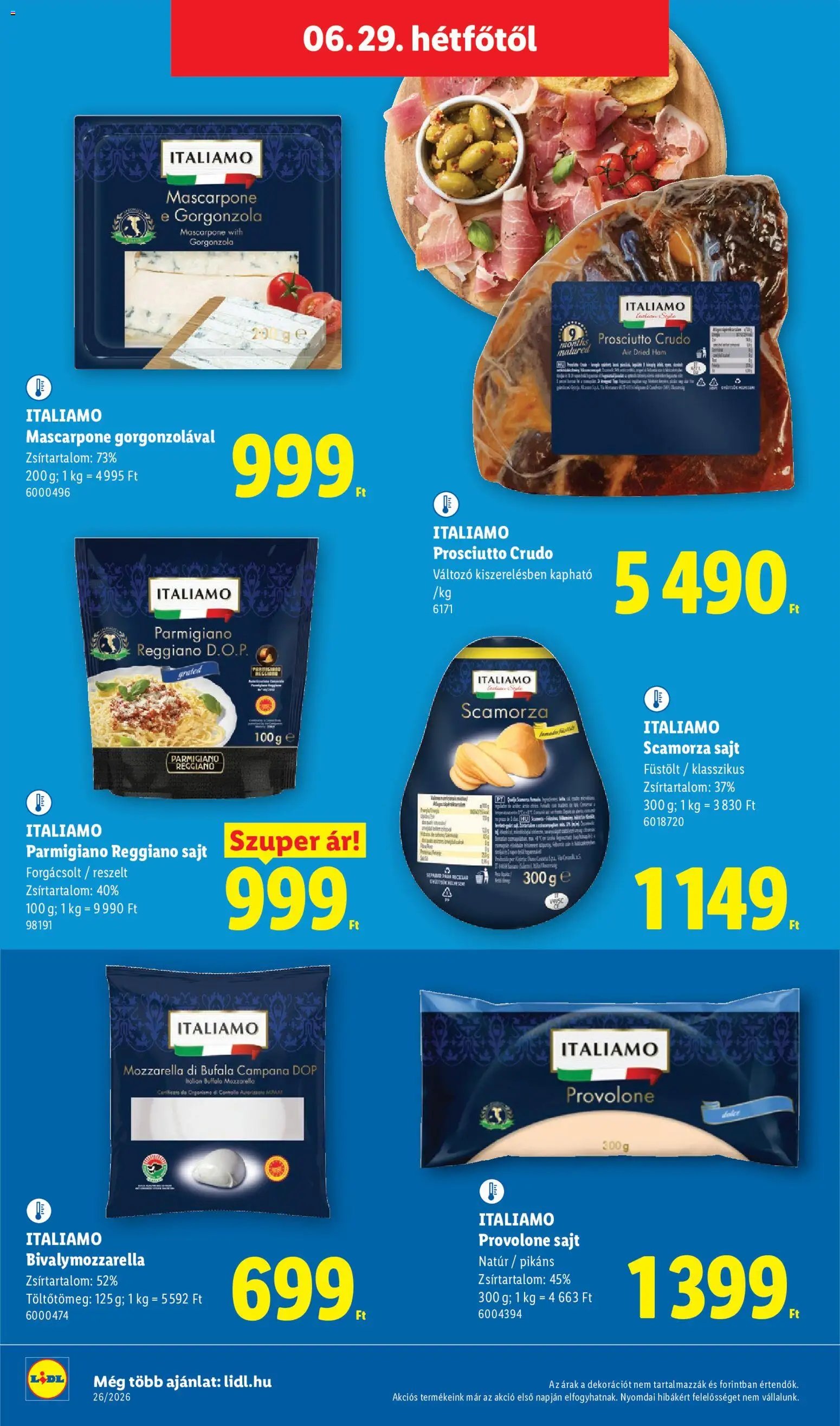Lidl újság 2026.06.25. Lidl akciós újság