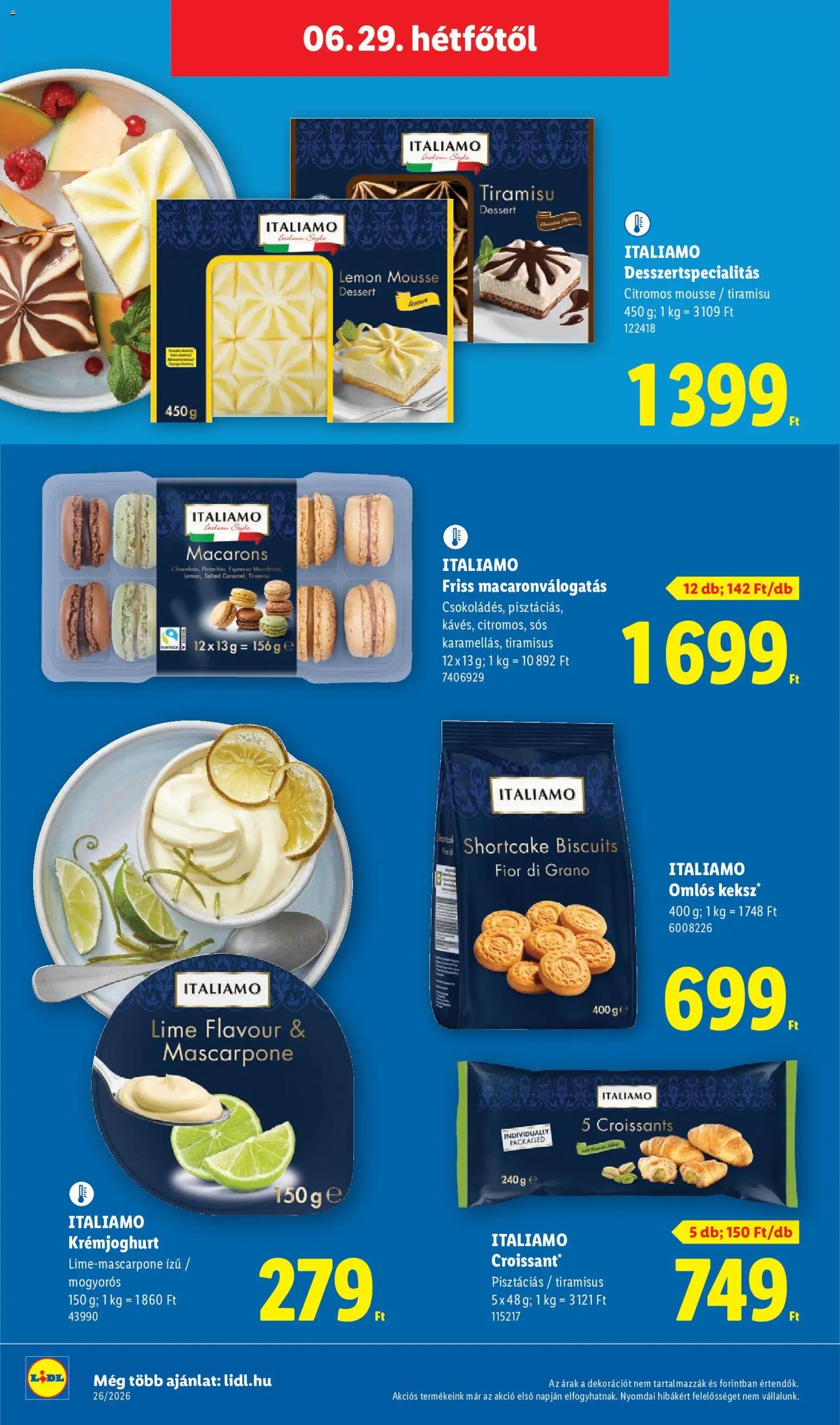 Lidl újság 2026.06.25. Lidl akciós újság