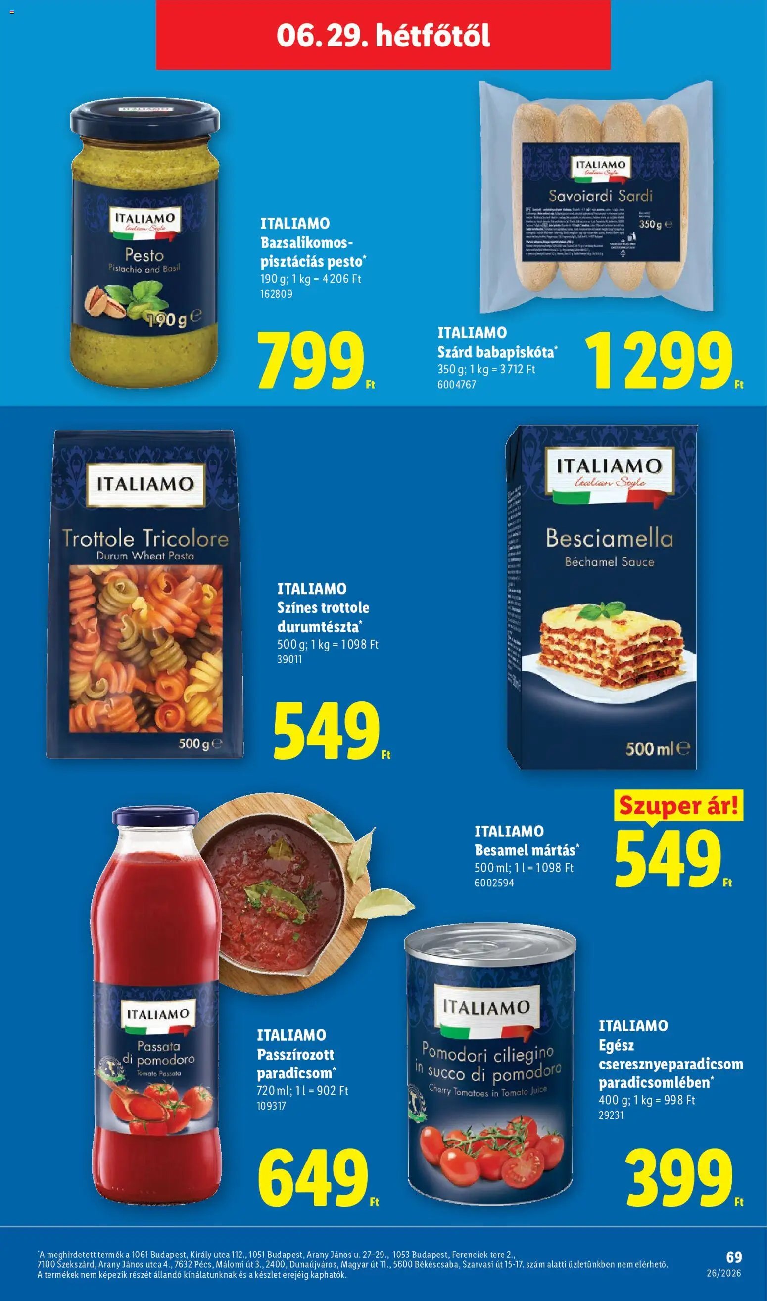 Lidl újság 2026.06.25. Lidl akciós újság