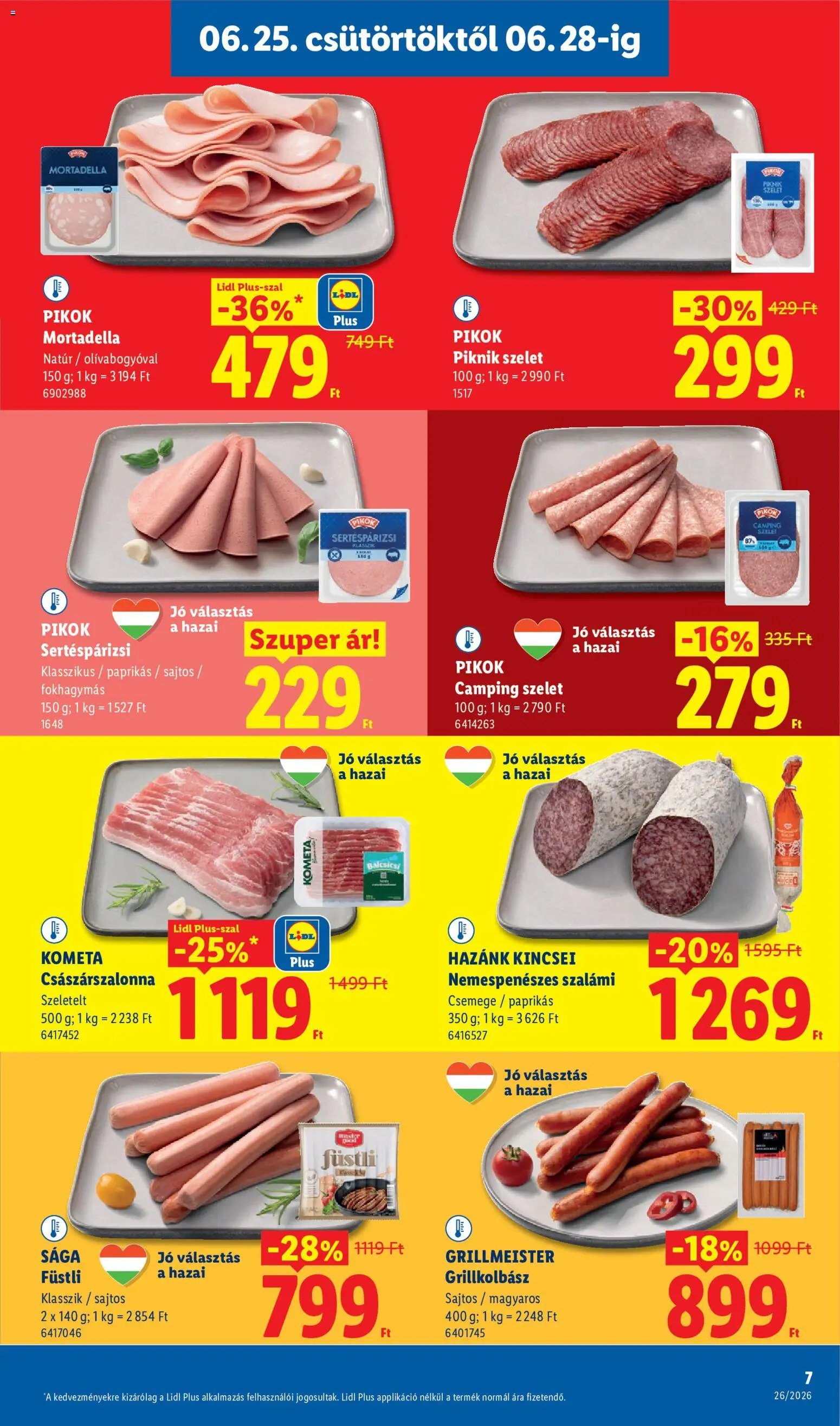Lidl újság 2026.06.25. Lidl akciós újság