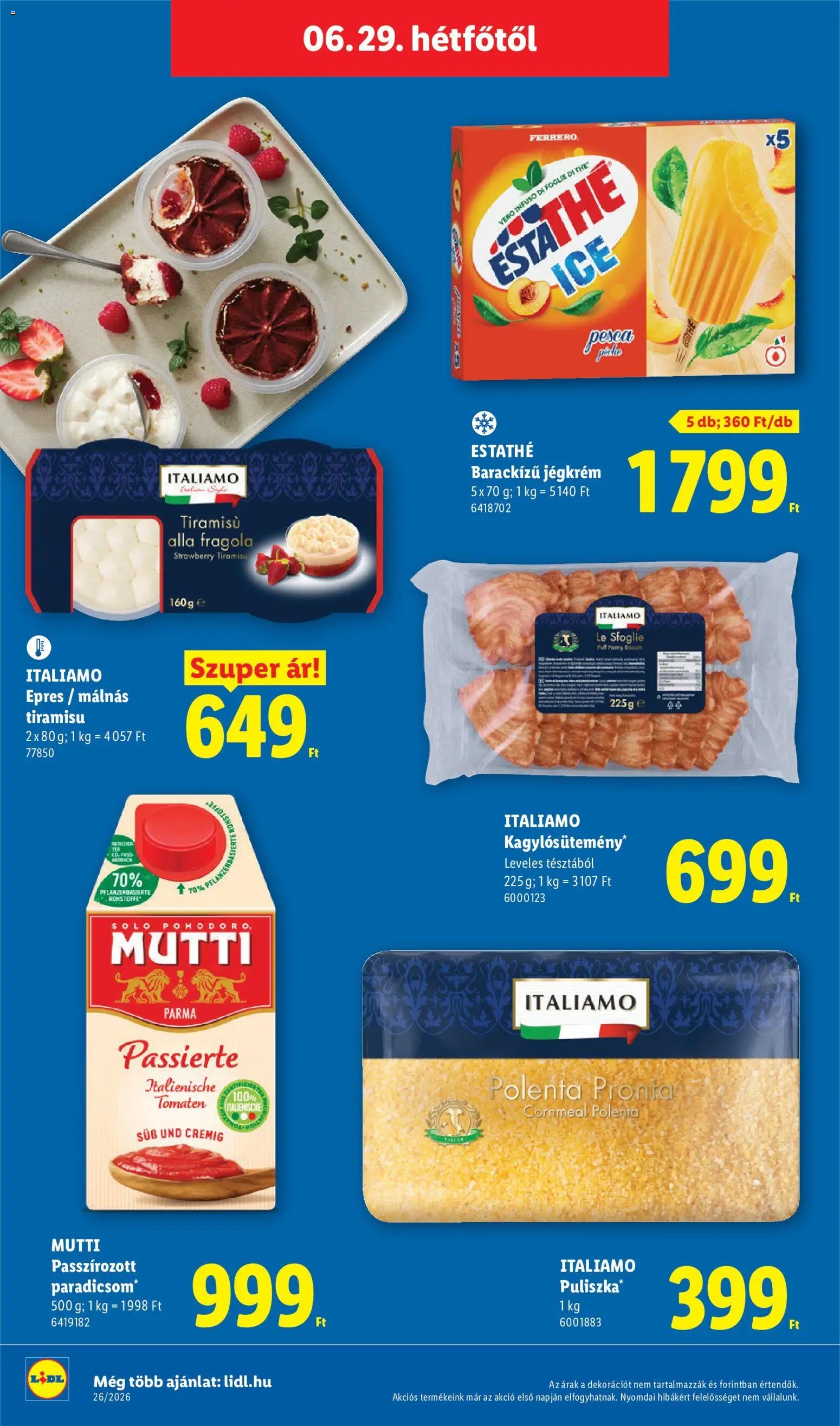 Lidl újság 2026.06.25. Lidl akciós újság