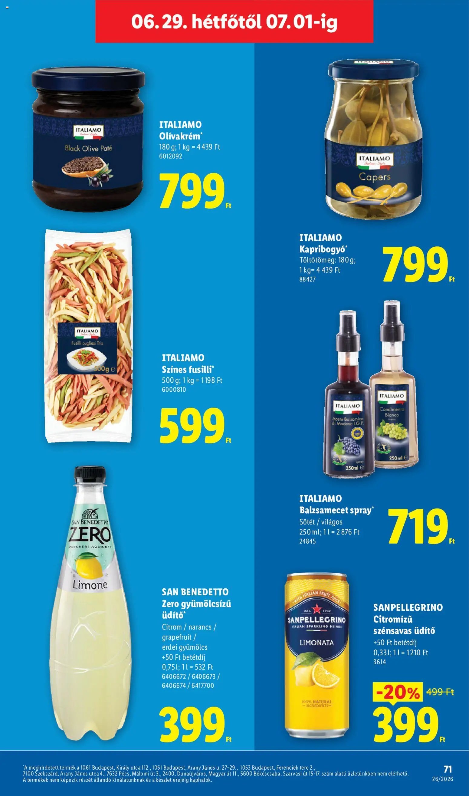 Lidl újság 2026.06.25. Lidl akciós újság