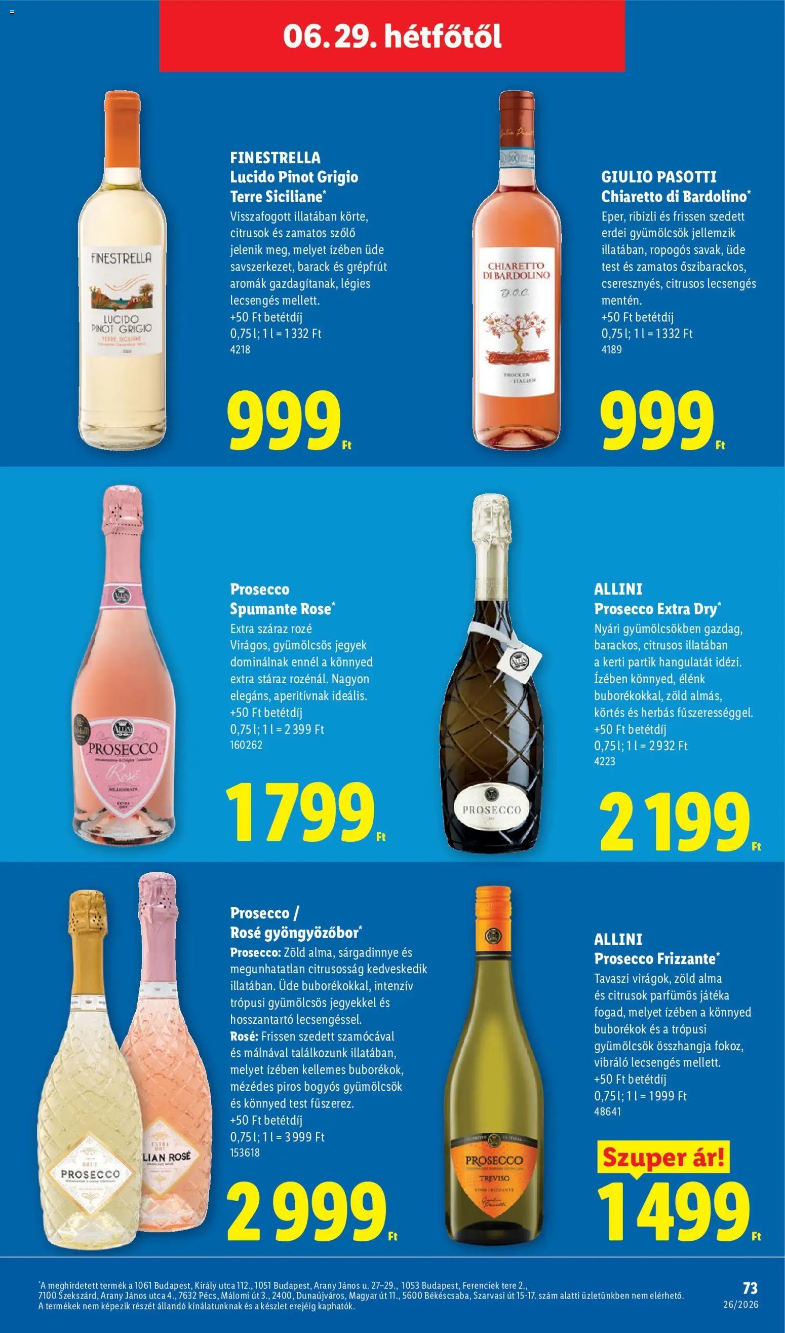 Lidl újság 2026.06.25. Lidl akciós újság