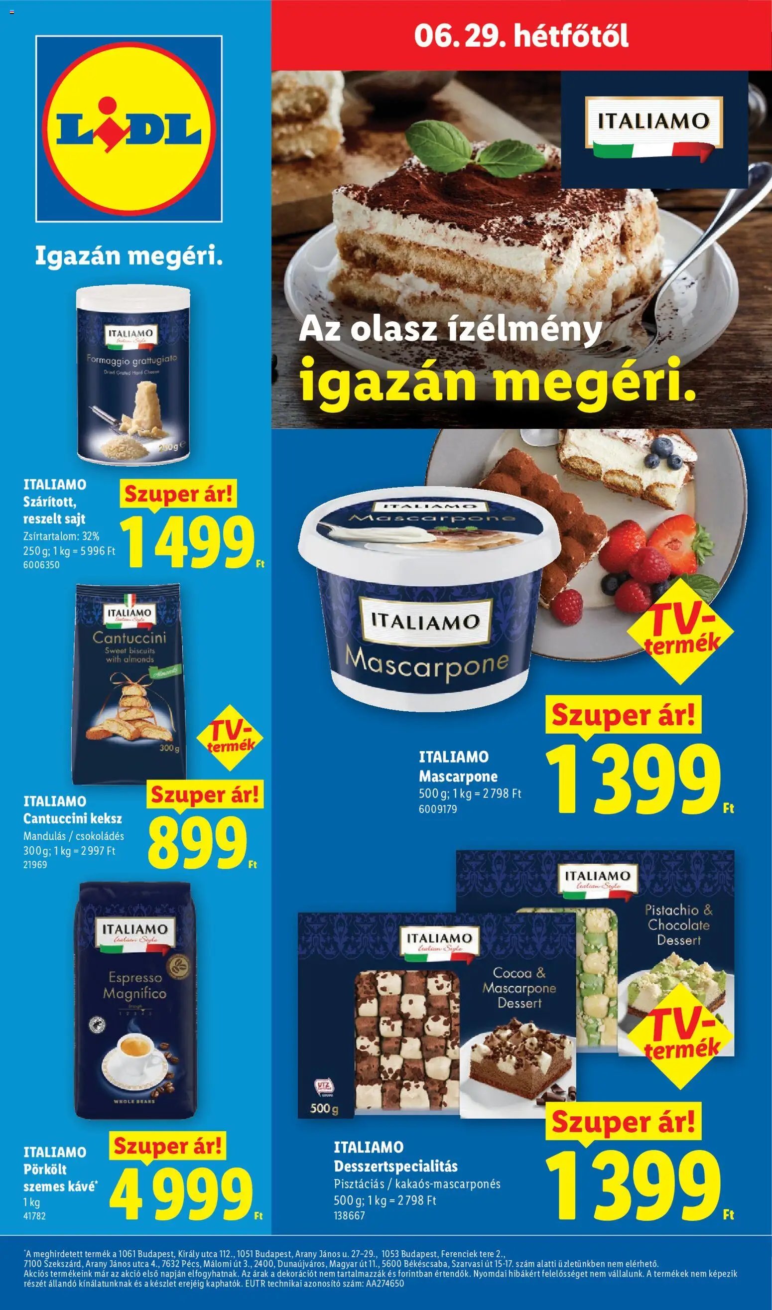 Lidl újság 2026.06.25. Lidl akciós újság