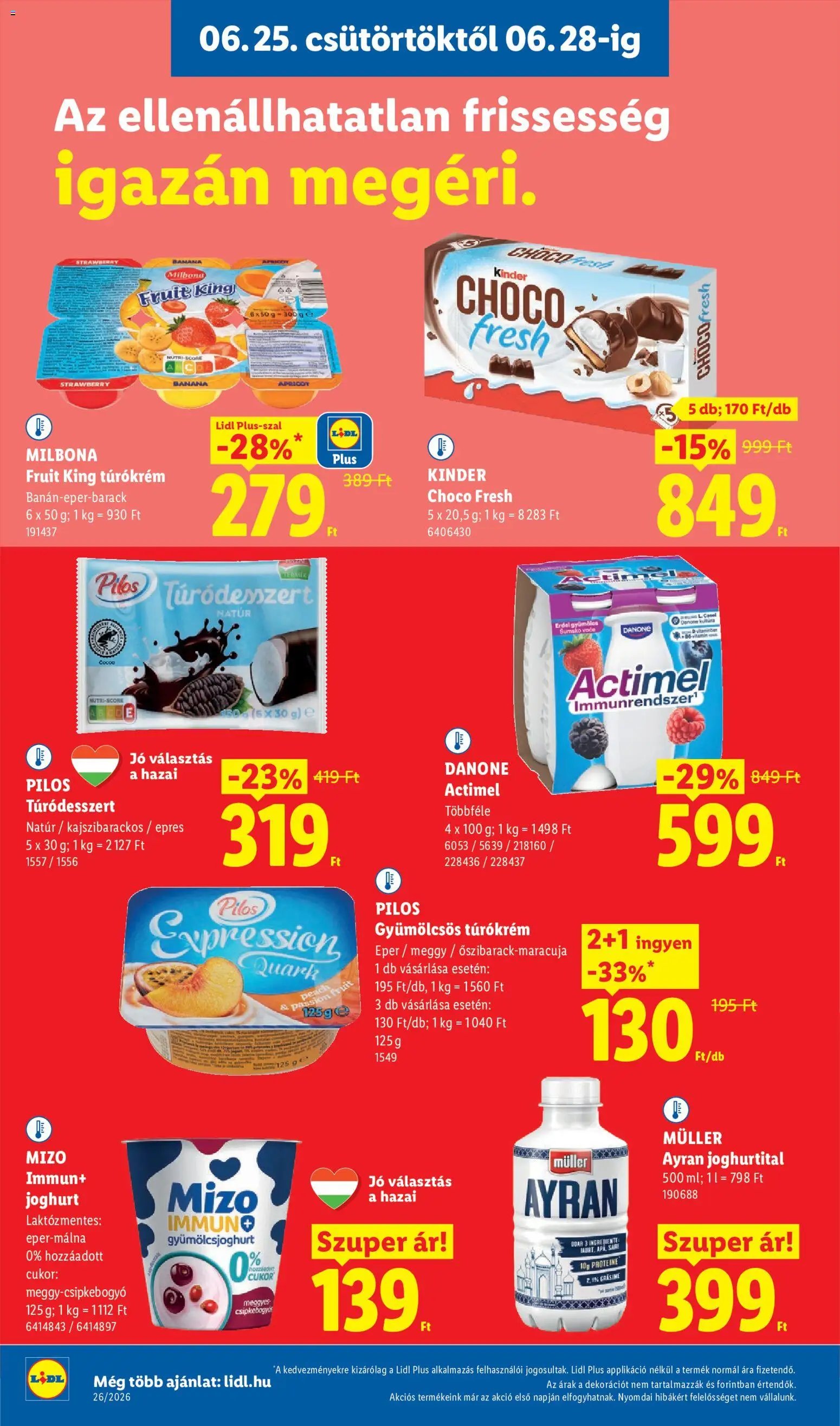 Lidl újság 2026.06.25. Lidl akciós újság
