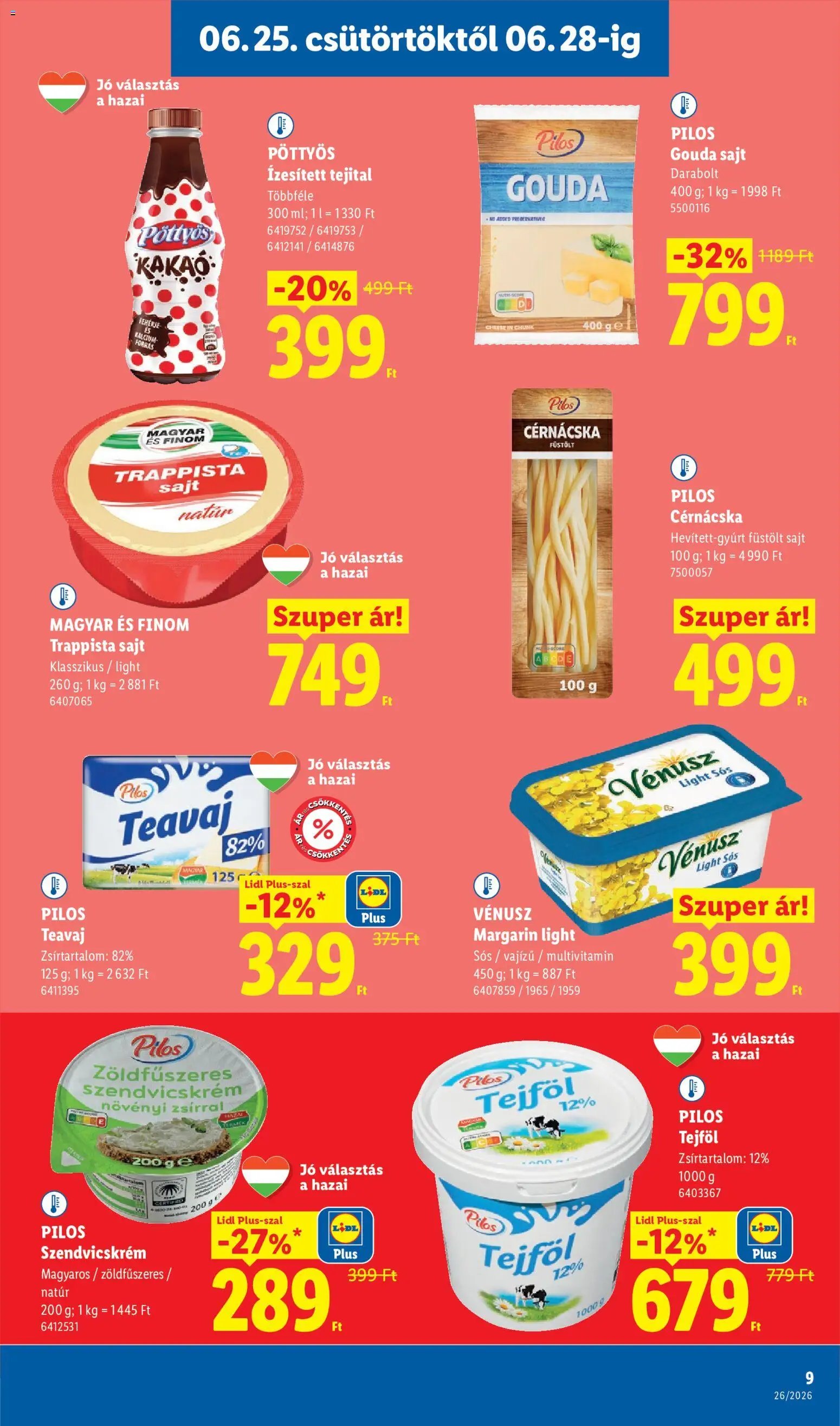 Lidl újság 2026.06.25. Lidl akciós újság