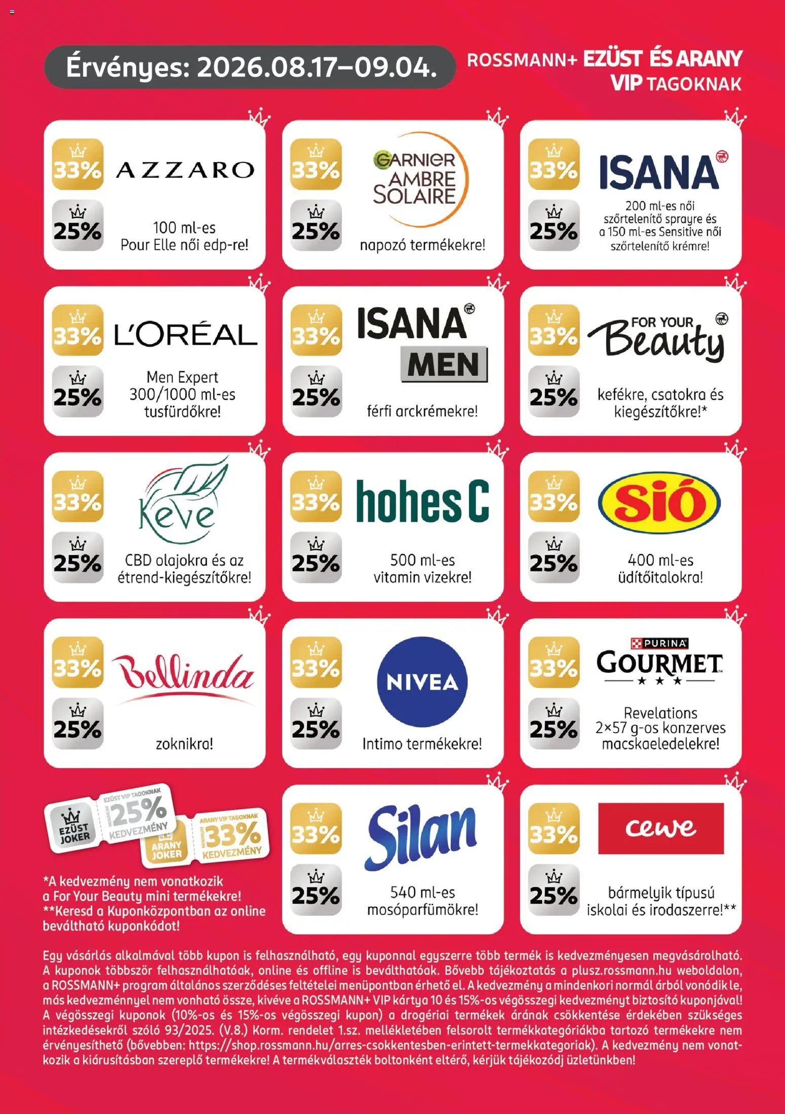 Rossmann újság 2026.08.17. Rossmann Szórólap
