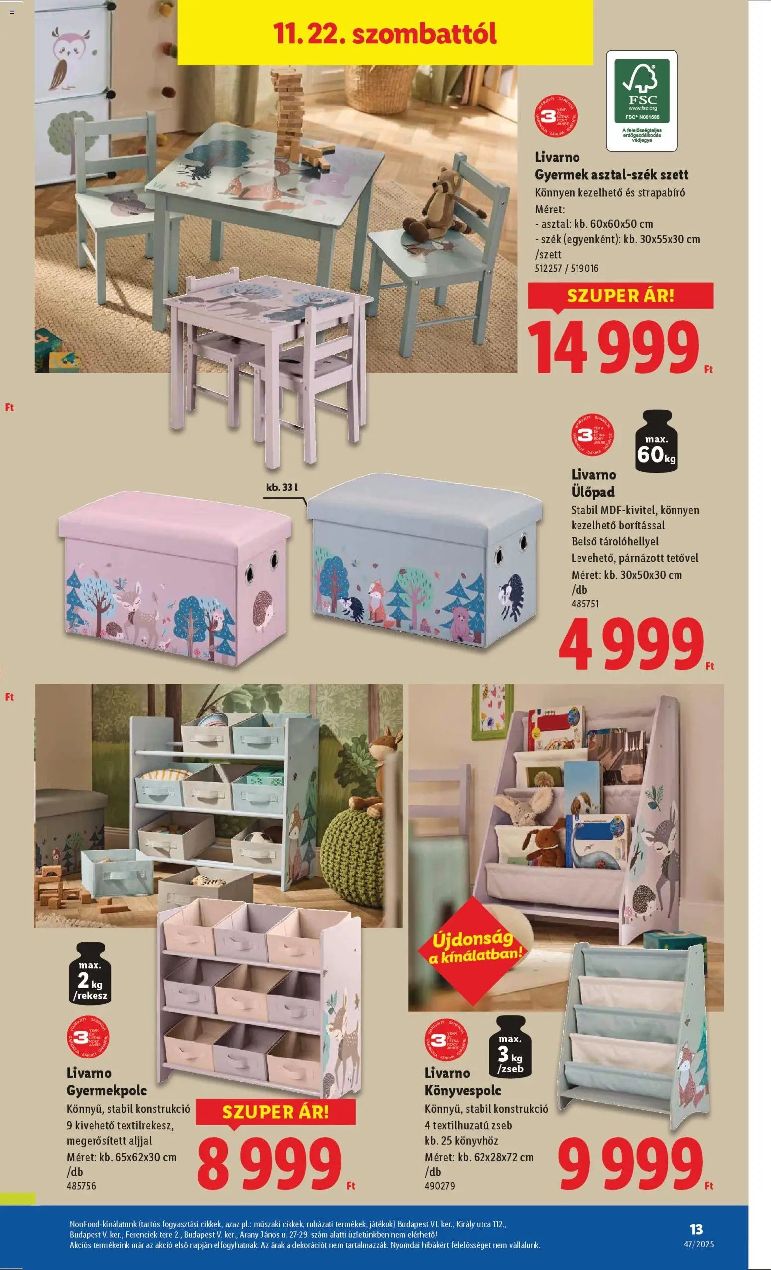 Lidl újság 2025.11.20. Black Friday - Nonfood kínálatunk (2025-11-20 - 2025-11-26)