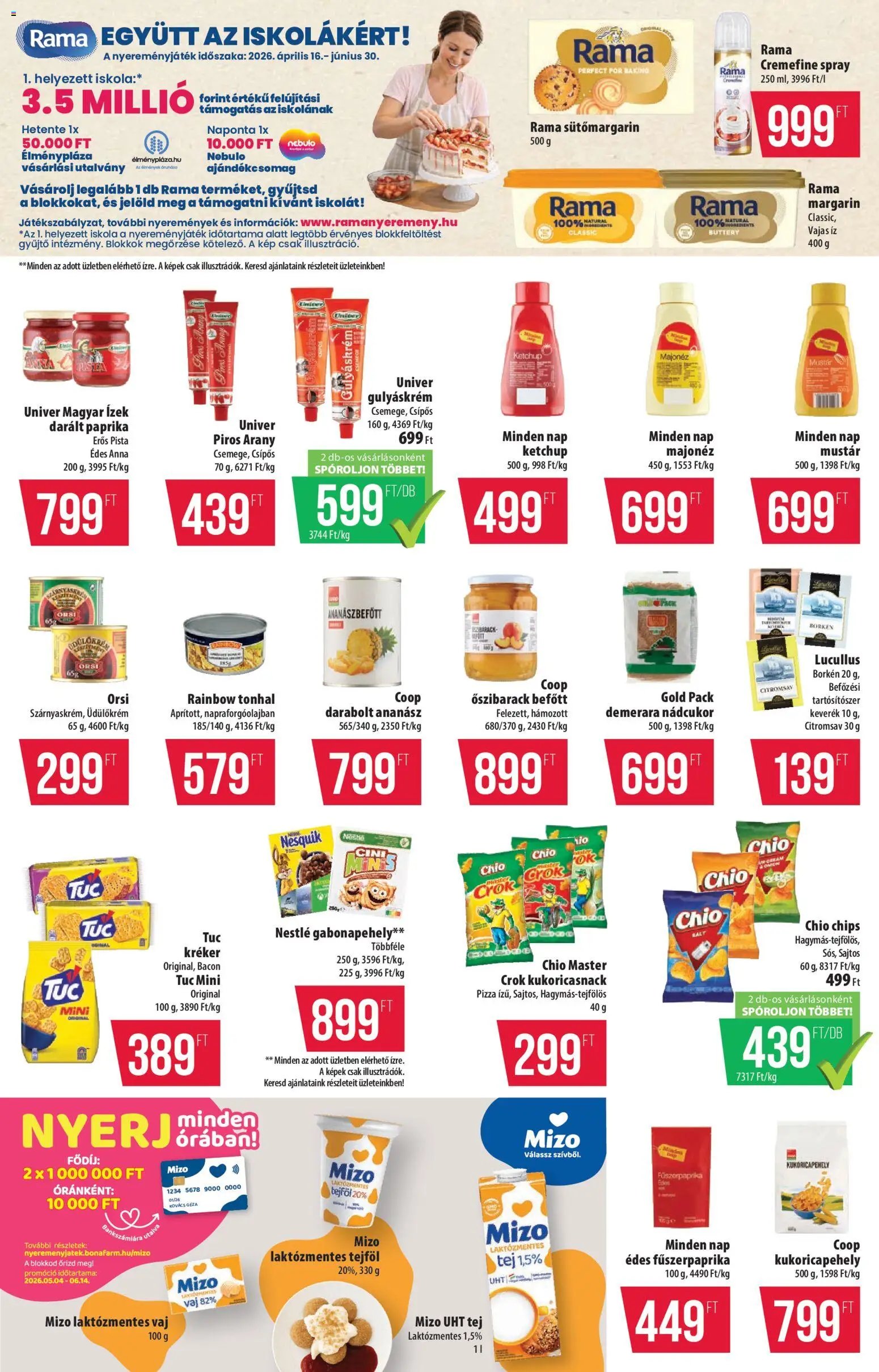 COOP újság 2026.05.07. COOP - Észak Kelet Pro-Coop Zrt - Szuper Plusz (2026-05-07 - 2026-05-13)