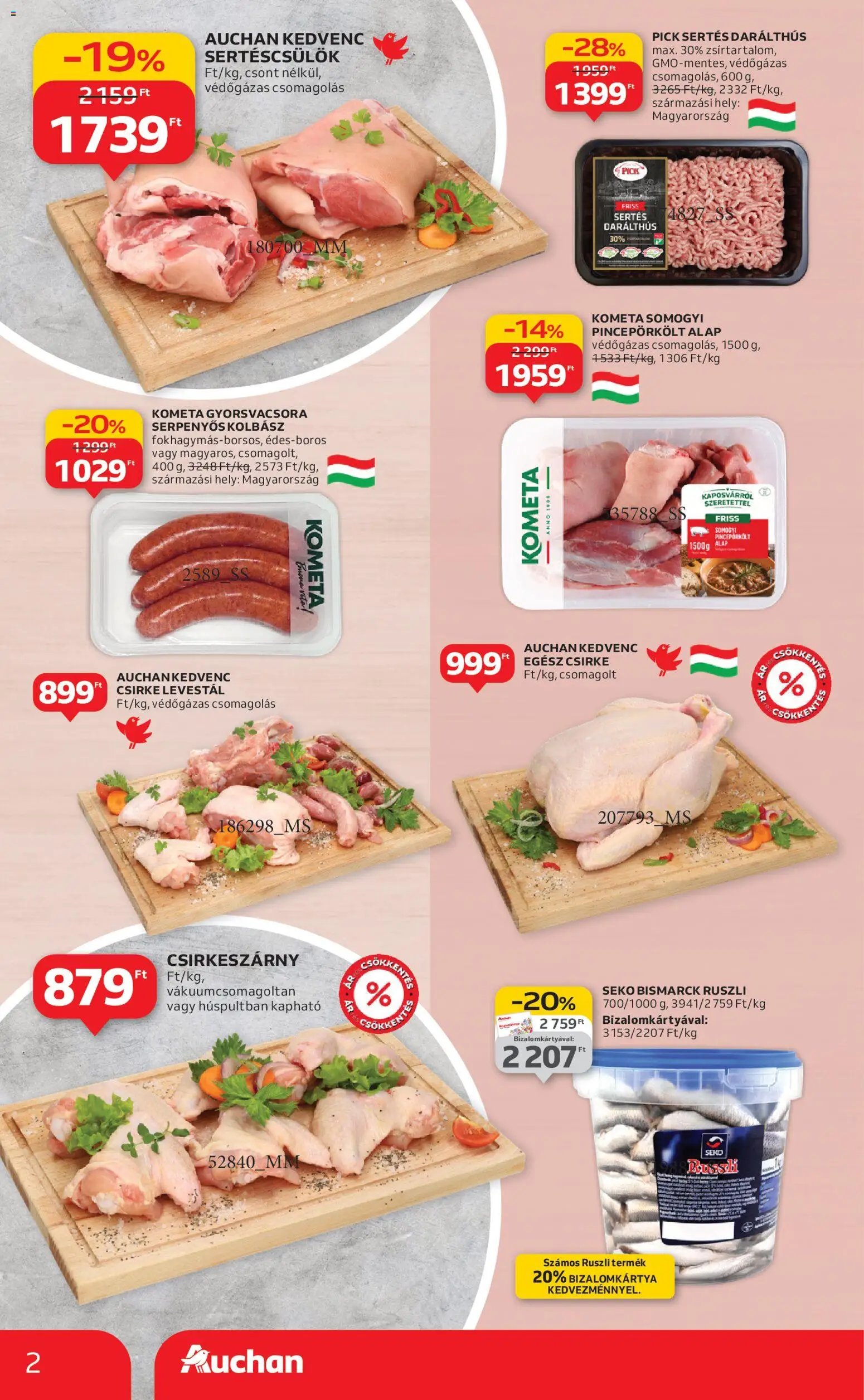 Auchan újság 2026.01.02. Szupermarket akciós újság (2026-01-02 - 2026-01-07)