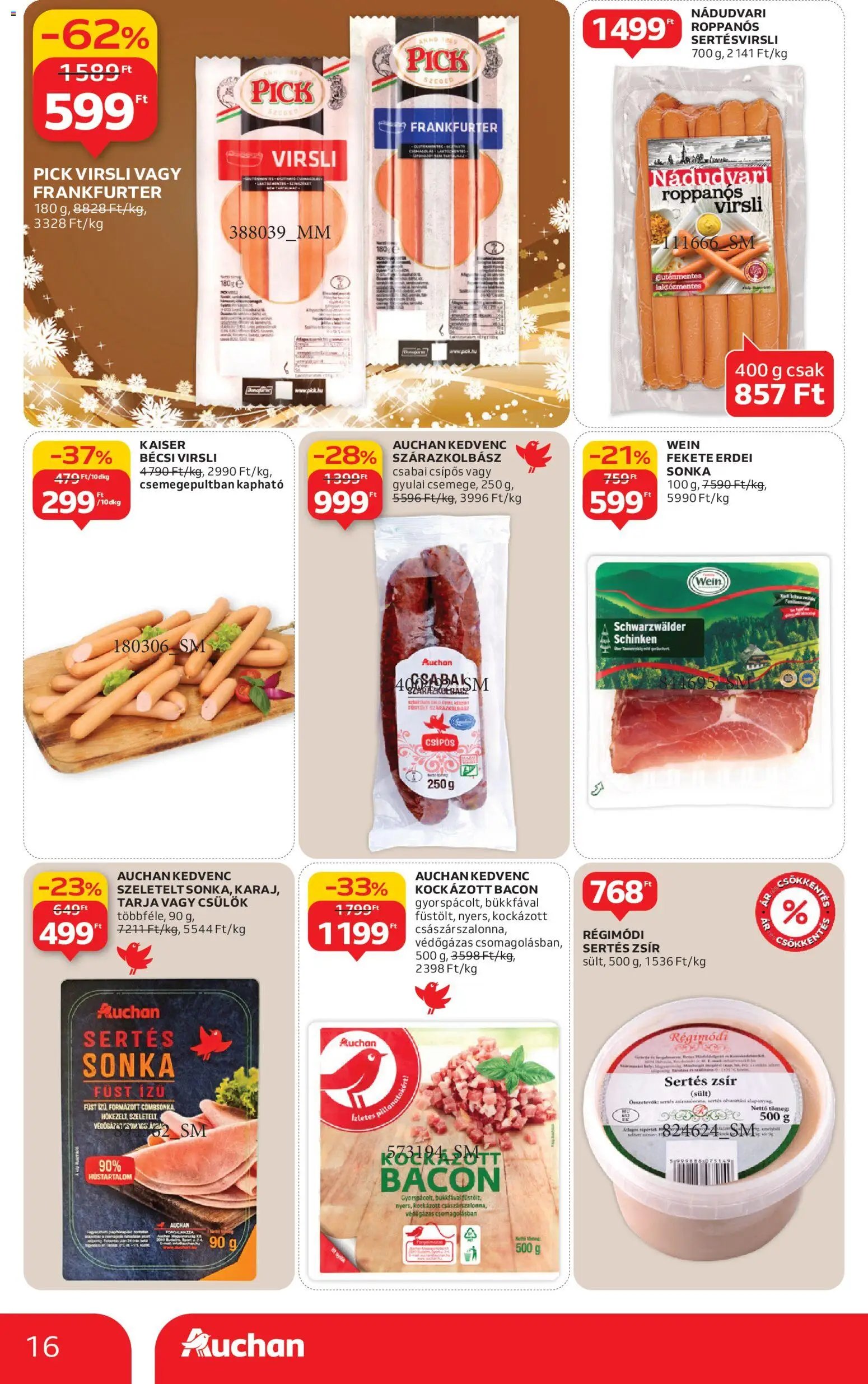 Auchan újság 2025.12.18. Akciós újság Auchan (2025-12-18 - 2025-12-24)