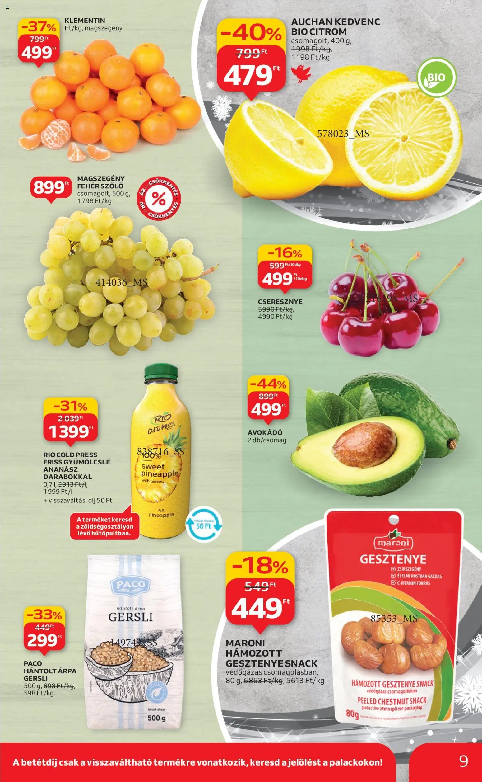 Auchan újság 2025.12.18. Akciós újság Auchan (2025-12-18 - 2025-12-24)